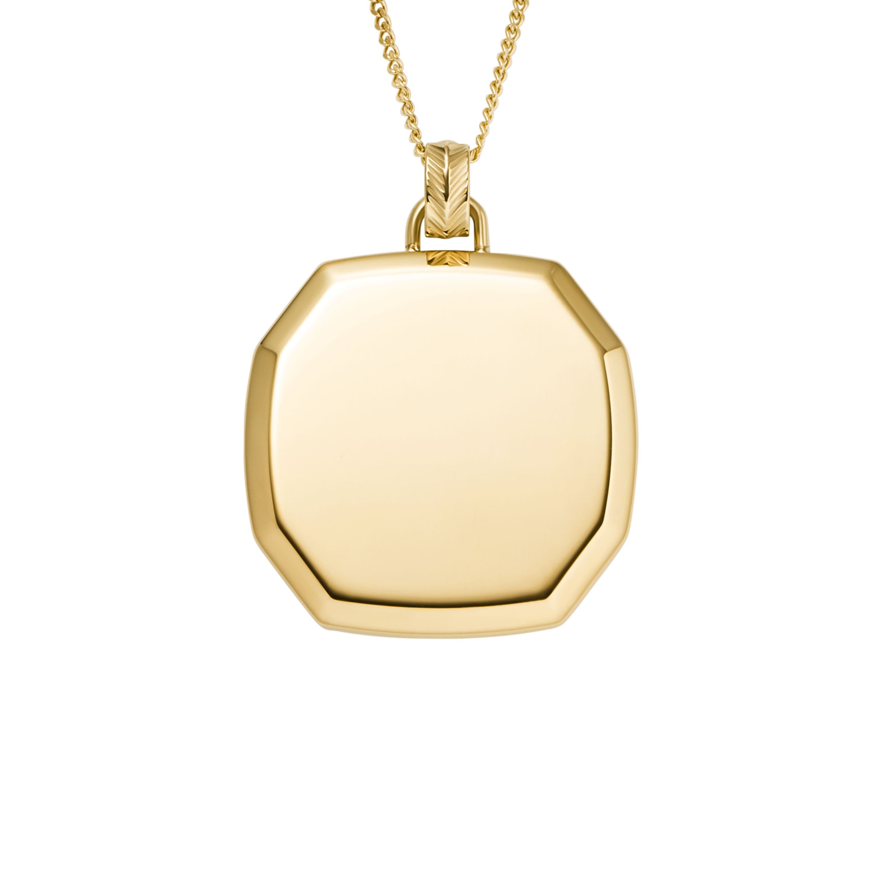 Fossil Kette mit Anhänger Schmuck Geschenk Edelstahl HARLOW