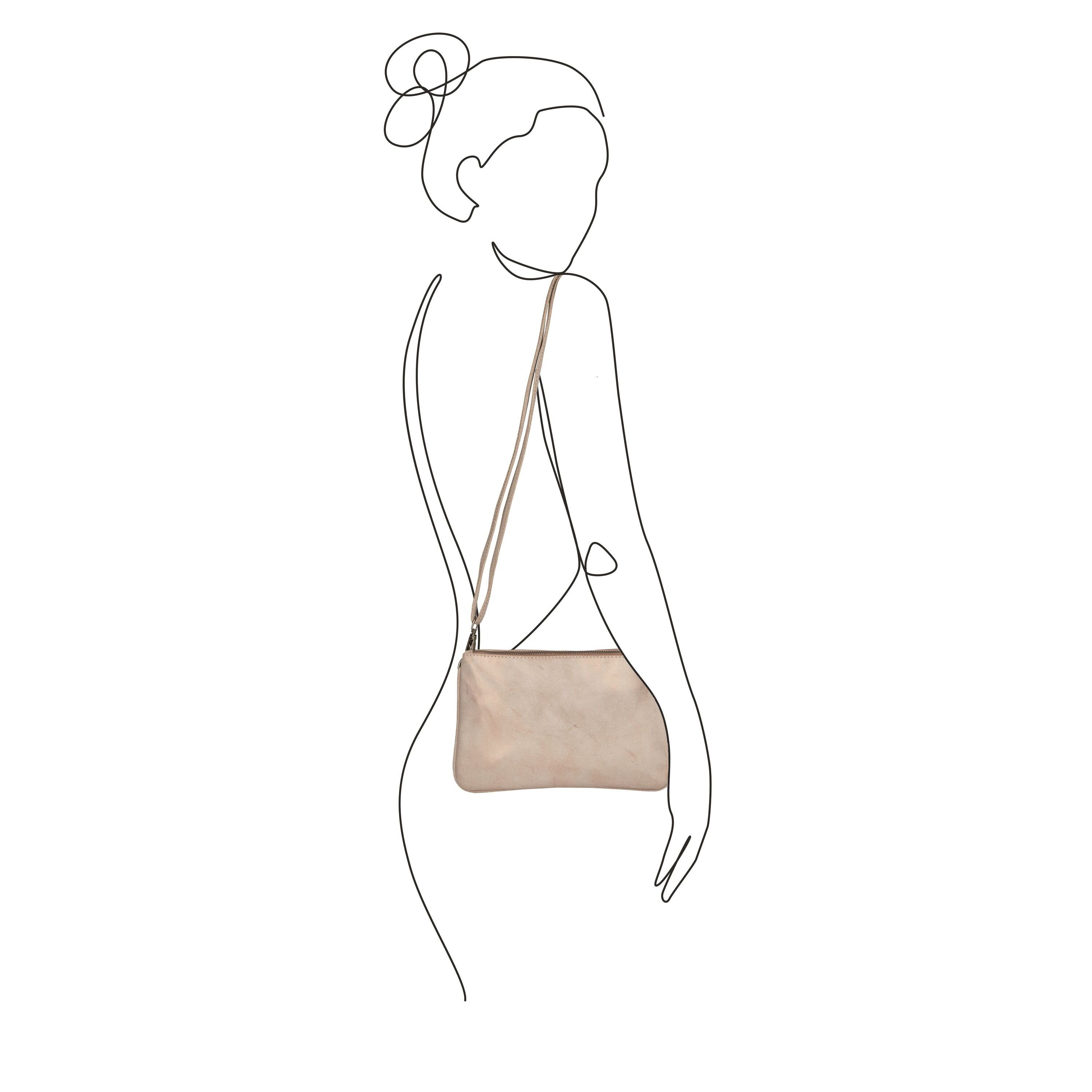 GRACE bronze curuba Clutch