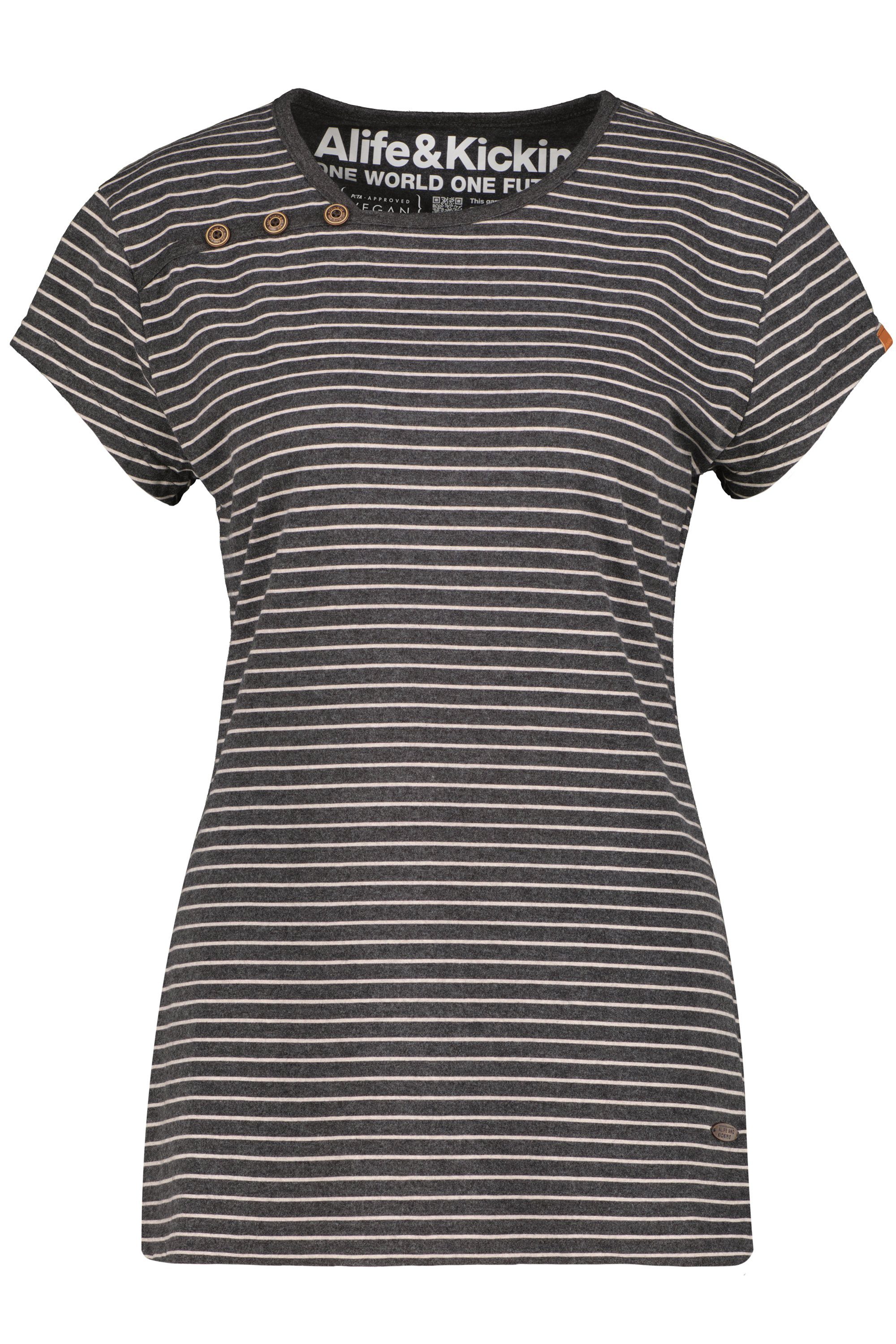 Alife & Damen T-Shirt melange JuliaAK Kickin Shirt moonless T-Shirt Z