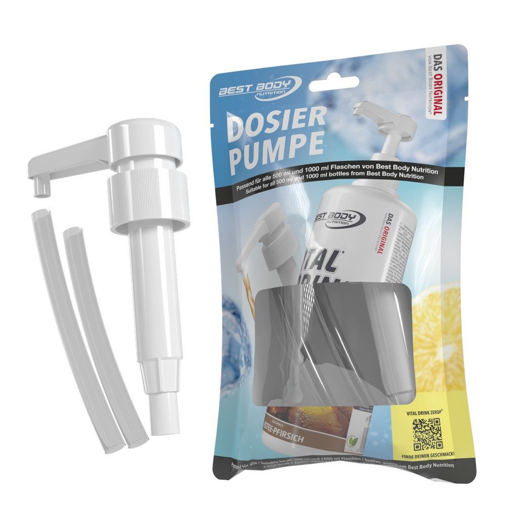 Best Body Nutrition Getränkespender Dosierpumpe für 2 Flaschengrößen: 500 ml und 1000 ml - Stück