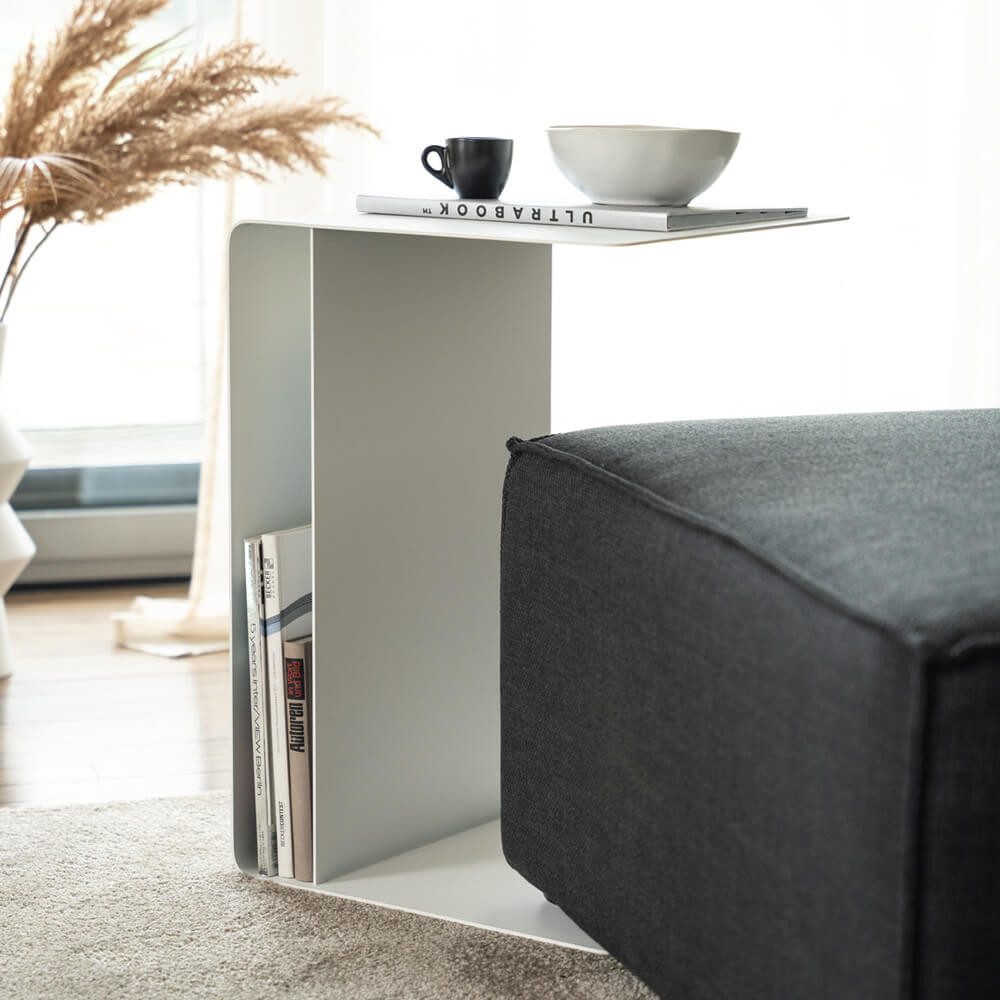 HOME DELUXE Beistelltisch Beistelltisch ZIMA – Made in Germany (4 Aufstellmöglichkeiten - 360° Drehbar), Couchtisch, Sofatisch