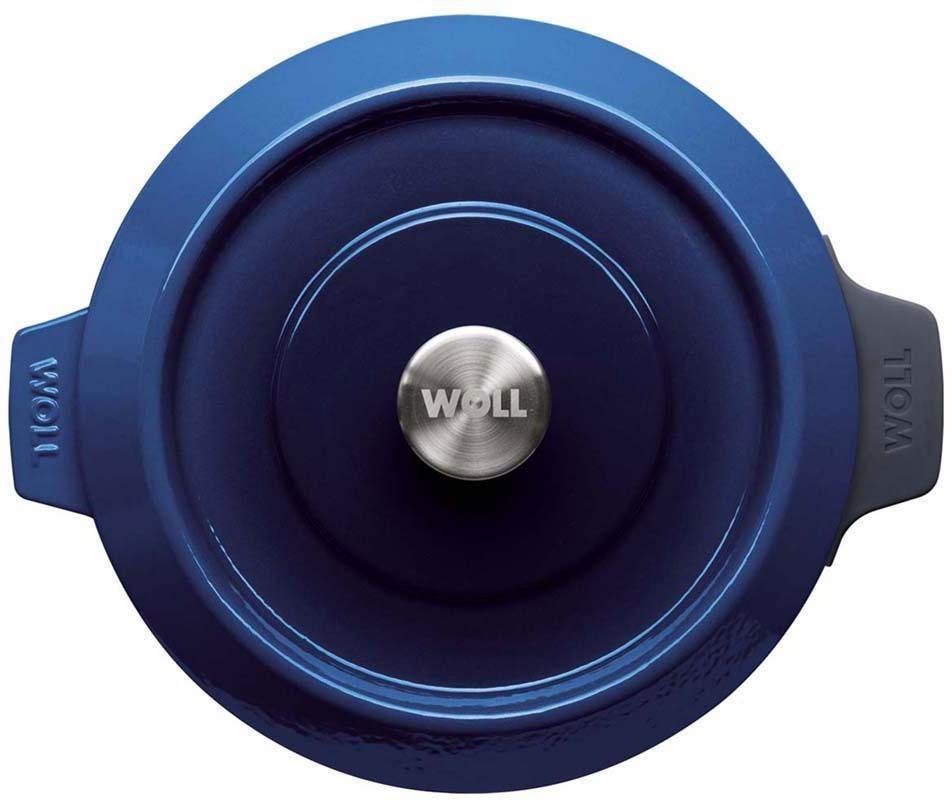 WOLL Kasserolle Iron, Induktion (1-tlg), 28 Ø Gusseisen cm, blau