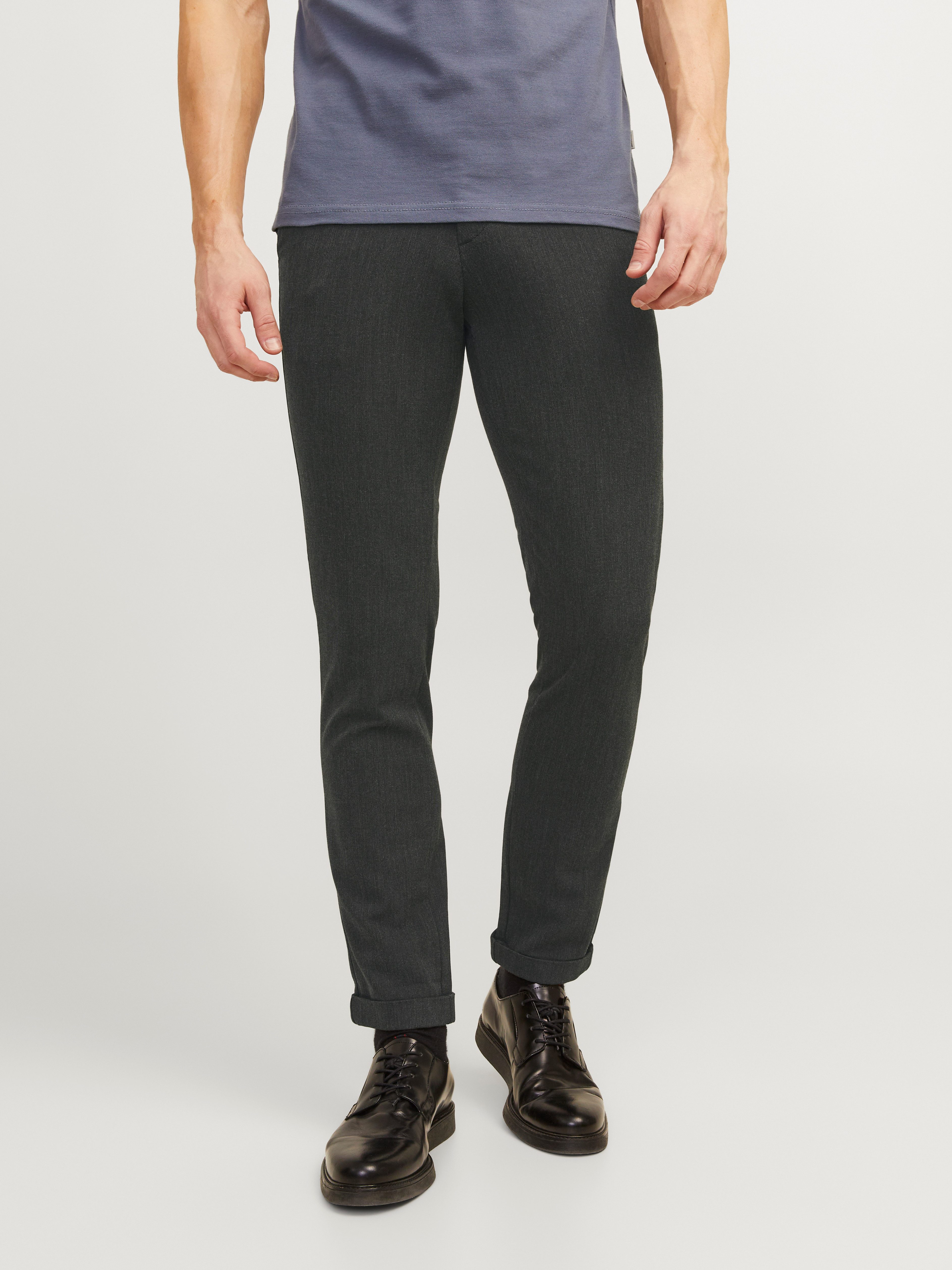 Jack & Jones Chinohose MARCO – Chinohose mit Stretchanteil und Komfort modisch, slim fit, Web