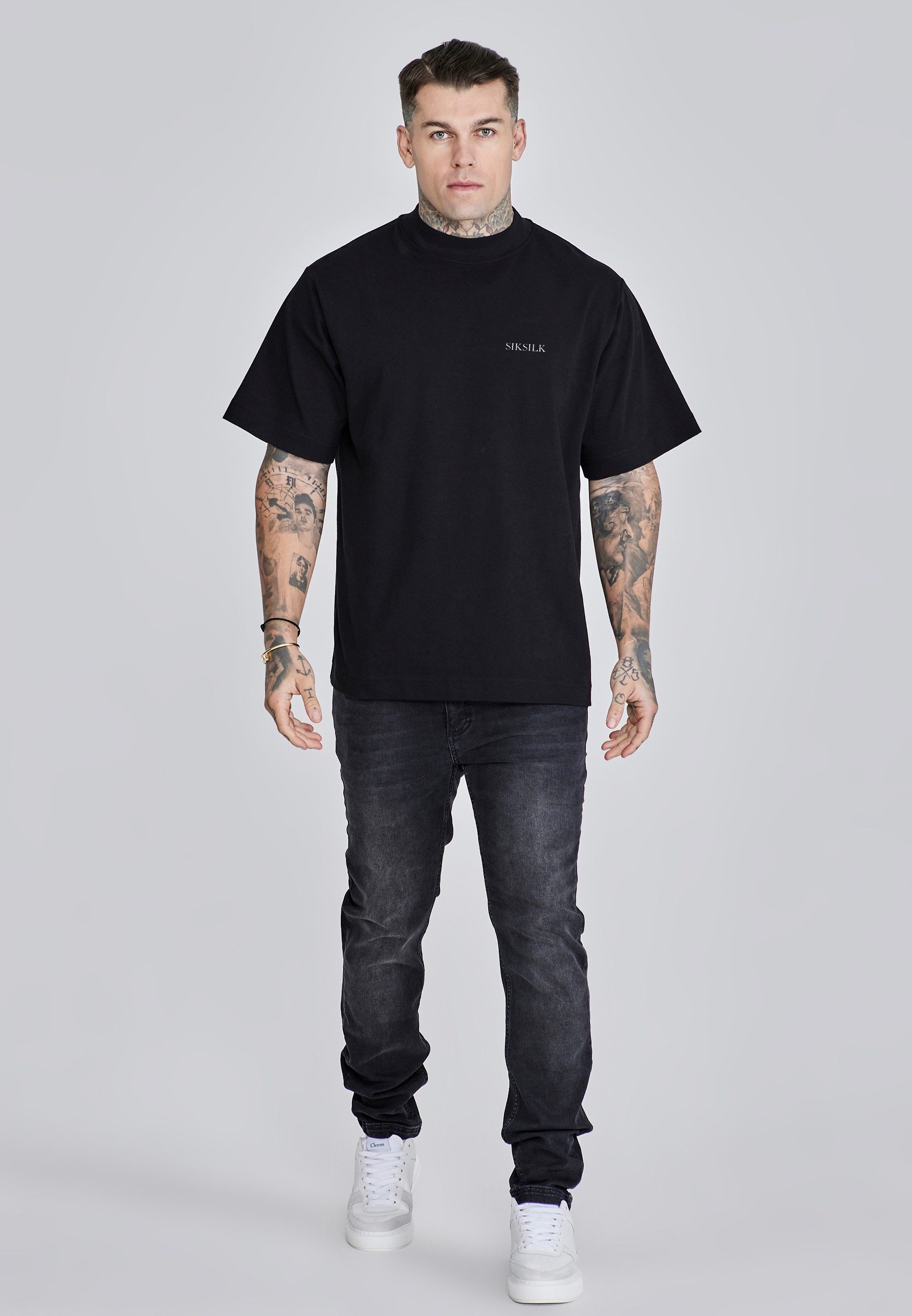 Siksilk T-Shirt SikSilk Herren Grafik T-Shirt