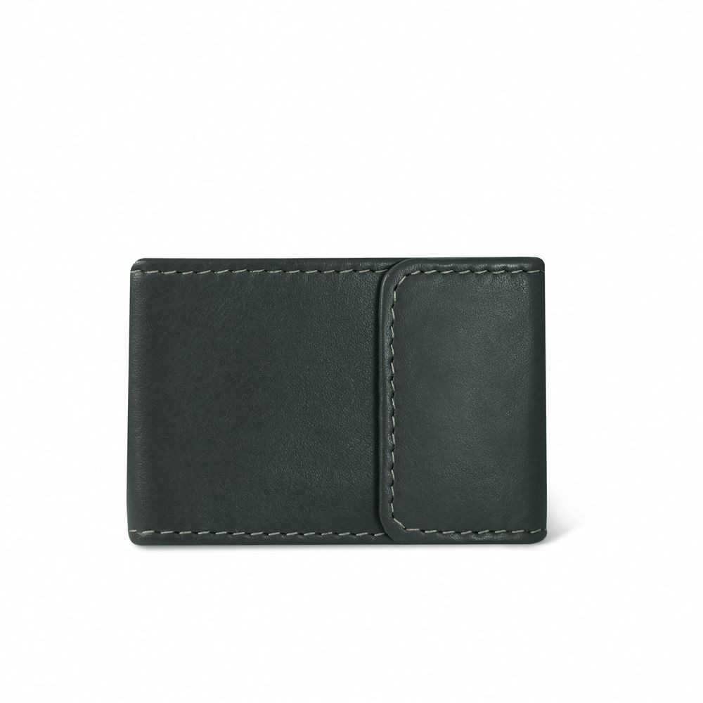 BRANCO Mini Geldbörse Sehr Kleine Geldbörse / Mini Portemonnaie Leder Jäger-Grün Branco 103