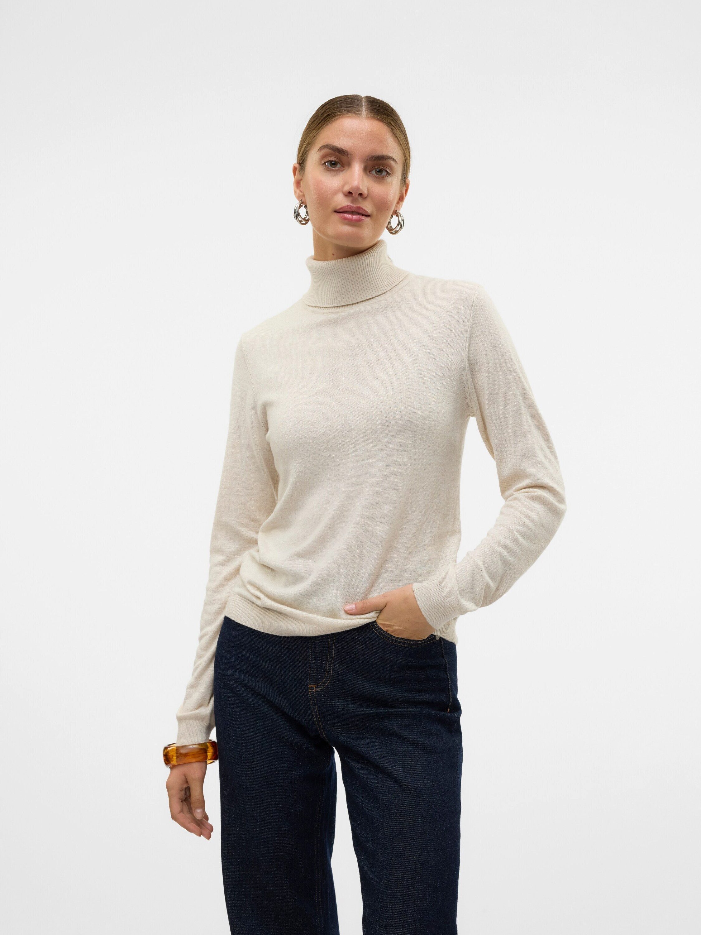 Vero Moda Strickpullover VMIRIS (1-tlg) Plain/ohne Details