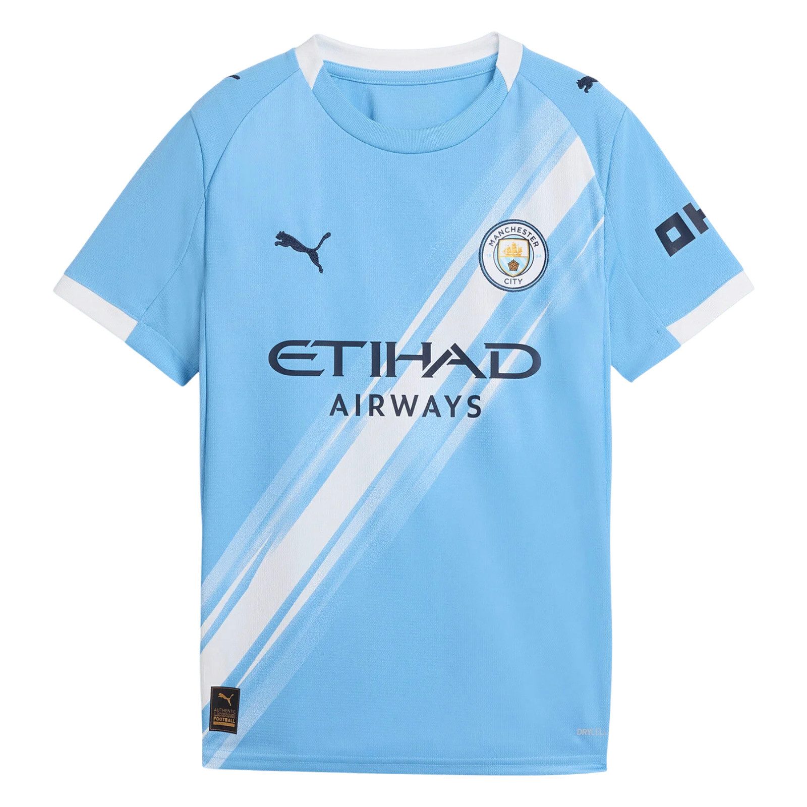 PUMA Fußballtrikot Manchester City Trikot Home 25/26 Kinder blau/weiß