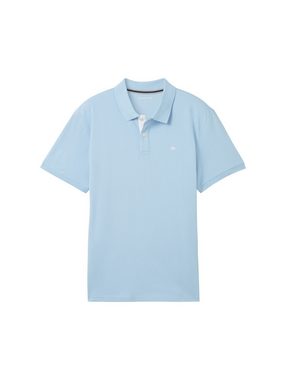 TOM TAILOR Poloshirt Polo Shirt mit Logostickerei BASIC POLO WITH CONTRAST 5325 in Blau-2