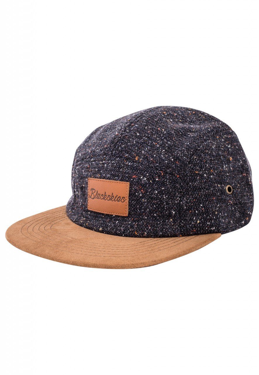 Snapback Cap Obsidius 5-Panel Cap - Navyblau-Braun