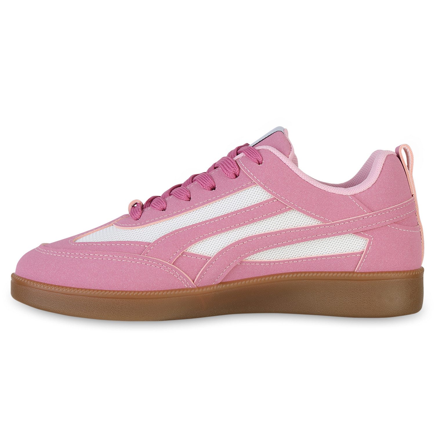 VAN HILL 841526 Sneaker Damen Sneaker Low Schnürer Bequeme Metallic Schnür- günstig online kaufen