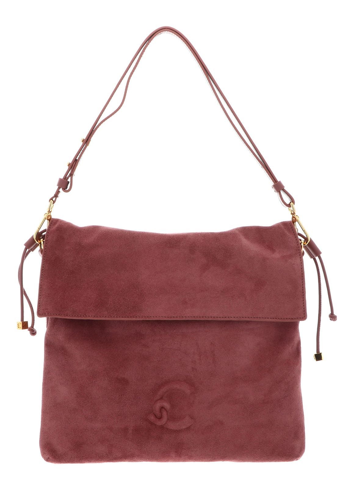 COCCINELLE Schultertasche Suede Le. / Smooth Le. Shoulderbag, aus echtem Rindsleder