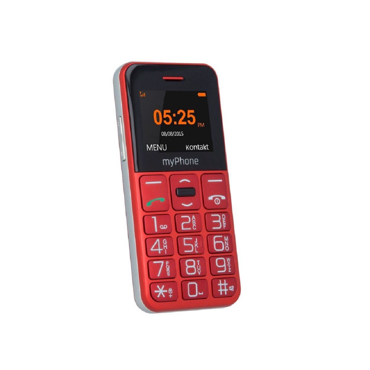Halo Easy Mobiltelefon 1.77-Display, 1000 mAh, 0,3 Mpx Kamera, 2G Rot Smartphone