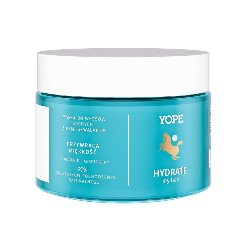 YOPE Haarkur Hydrate My Hair Maske für trockenes Haar mit Hemi-Squalan 250ml