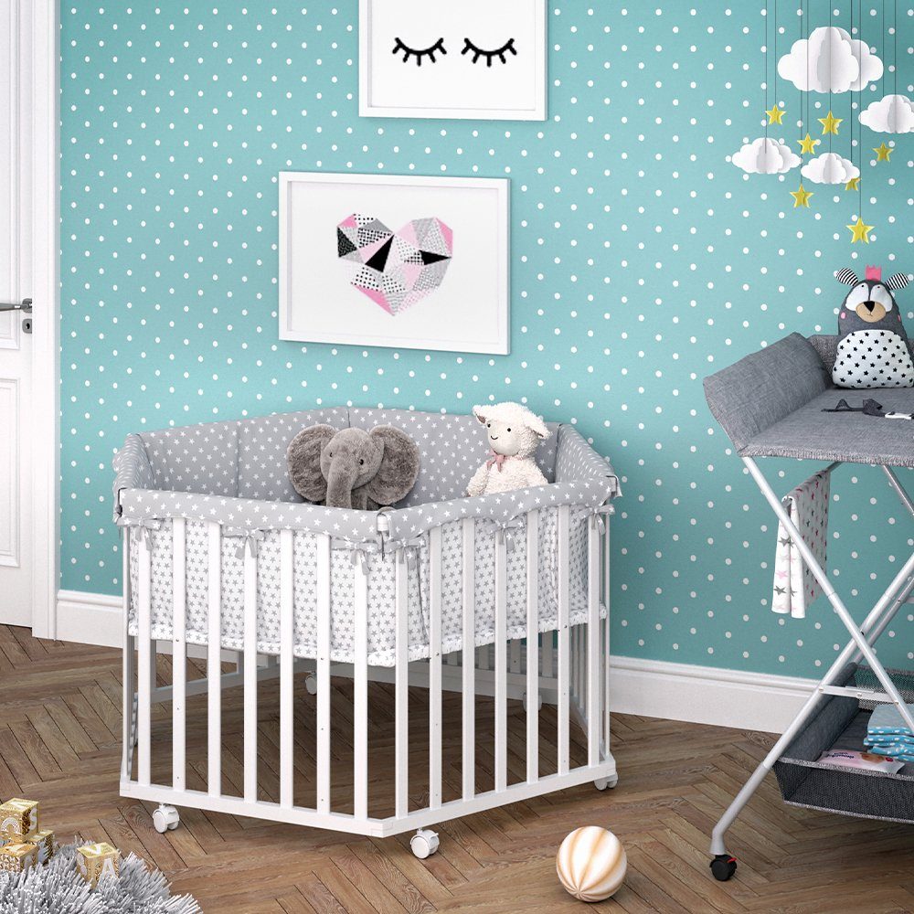 VitaliSpa® Laufgitter Estrella, Weiß, 128 x günstig online kaufen