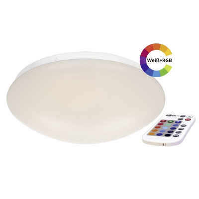 LightMe Deckenleuchte LED-Deckenleuchte, Leuchtfarbe einstellbar, Dimmbar, Mit Fernbedienung