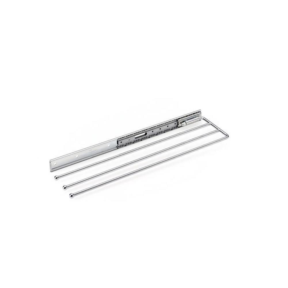 Naber Mülleimer Handtuchhalter De Luxe S, verchromt, 2-armig