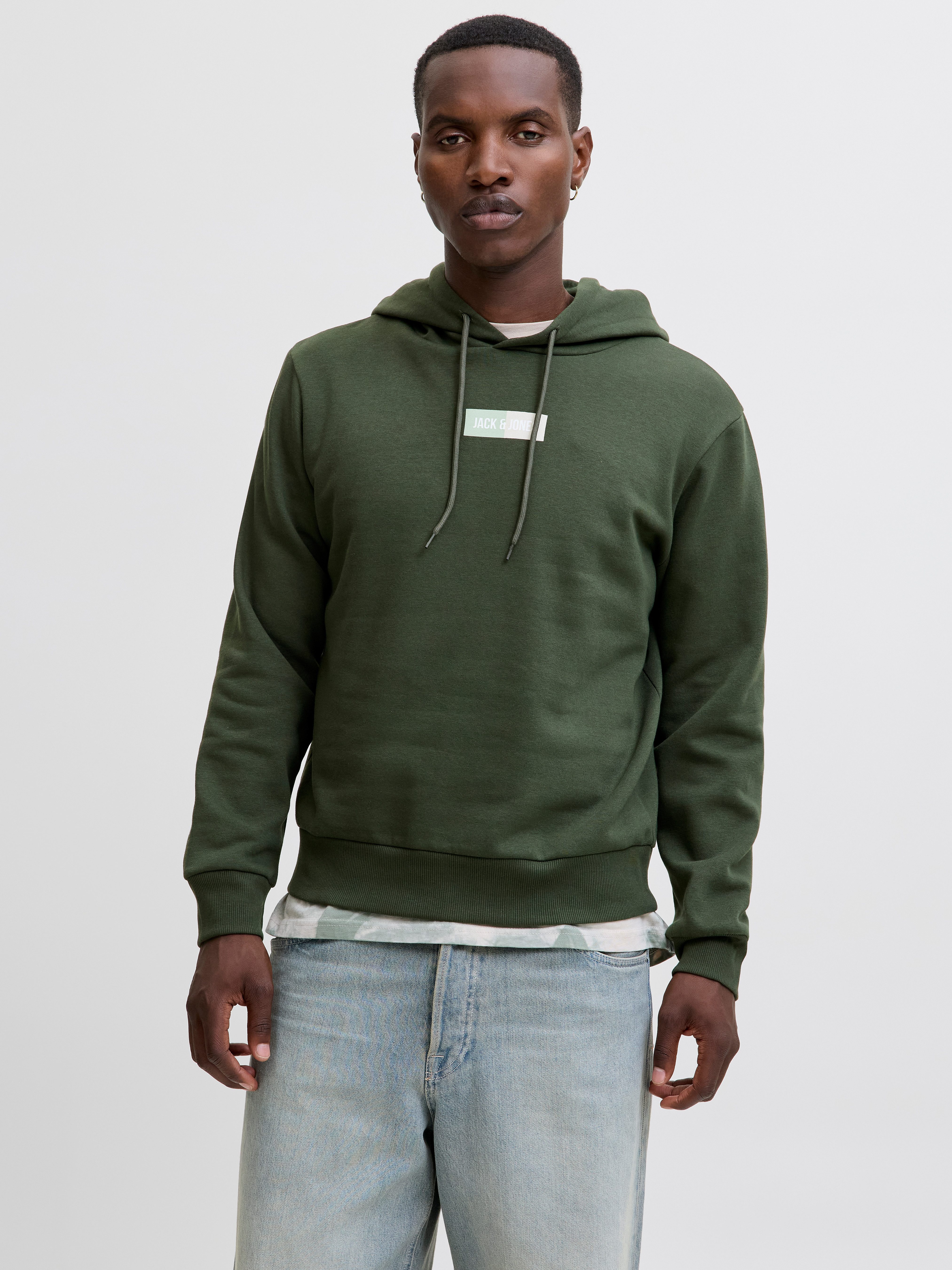 Jack & Jones Kapuzensweatshirt JJPAN SWEAT HOOD günstig online kaufen