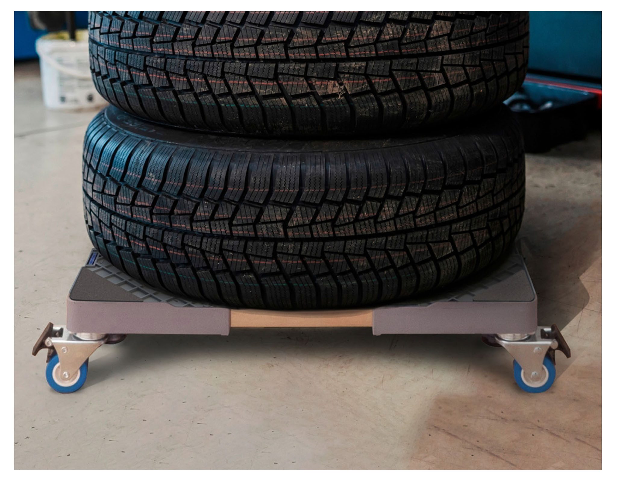 Ridder Untergestell Transportuntergestell mit Rollen für Elektro-Großgeräte Untergestell