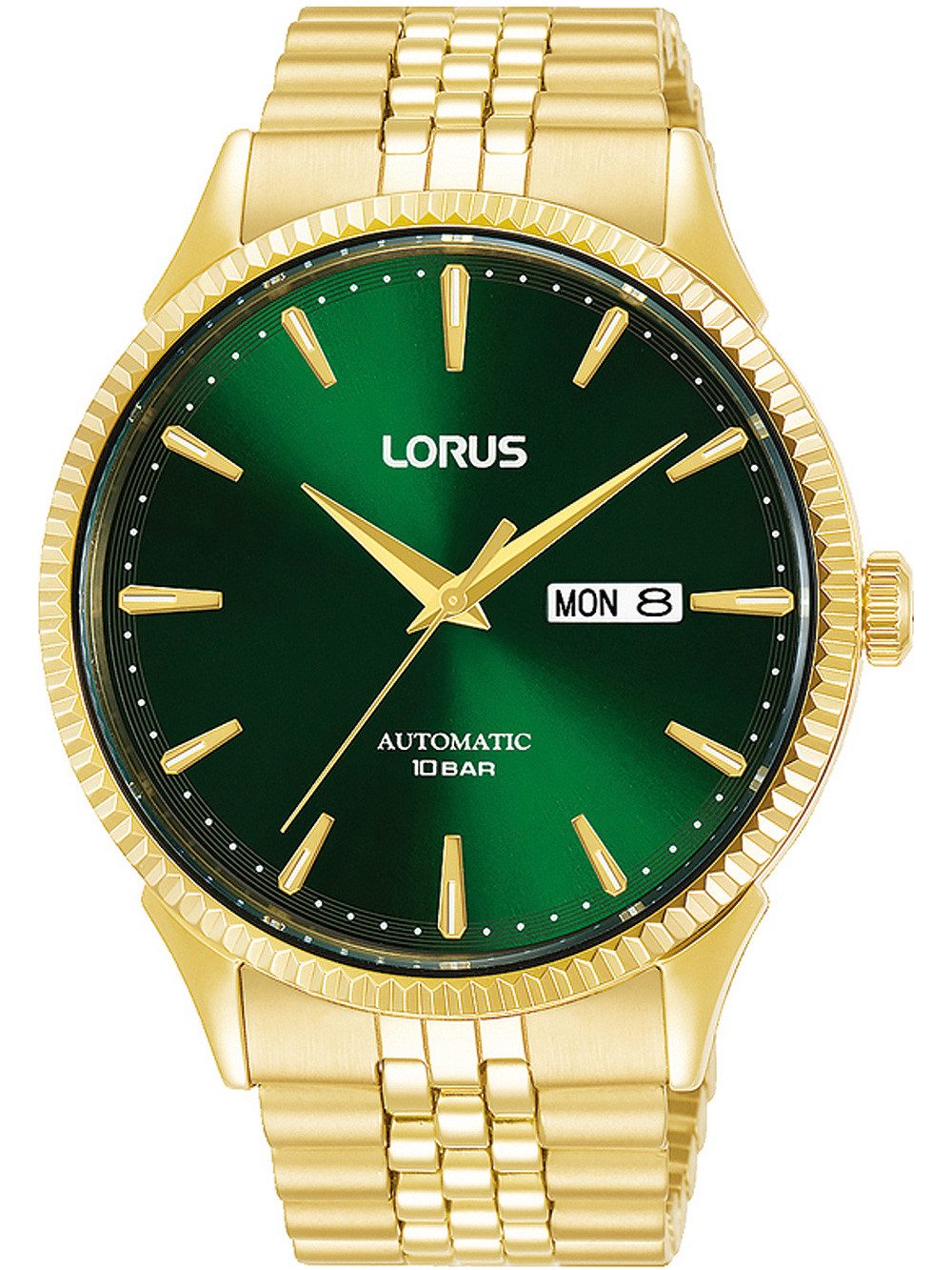 LORUS Automatikuhr Lorus RL468AX9 Klassik Automatik Herrenuhr 43mm 10ATM Lorus RL468AX9 Klassik Automatik Herrenuhr 43mm 10ATM