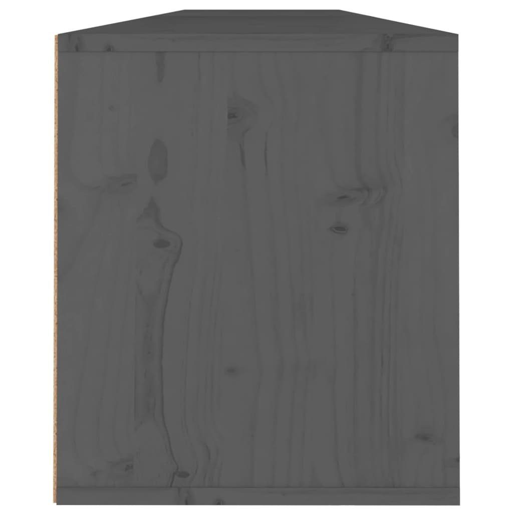 Wandschränke furnicato 2 Massivholz 100x30x35 Kiefer cm Stk. Grau Wandregal
