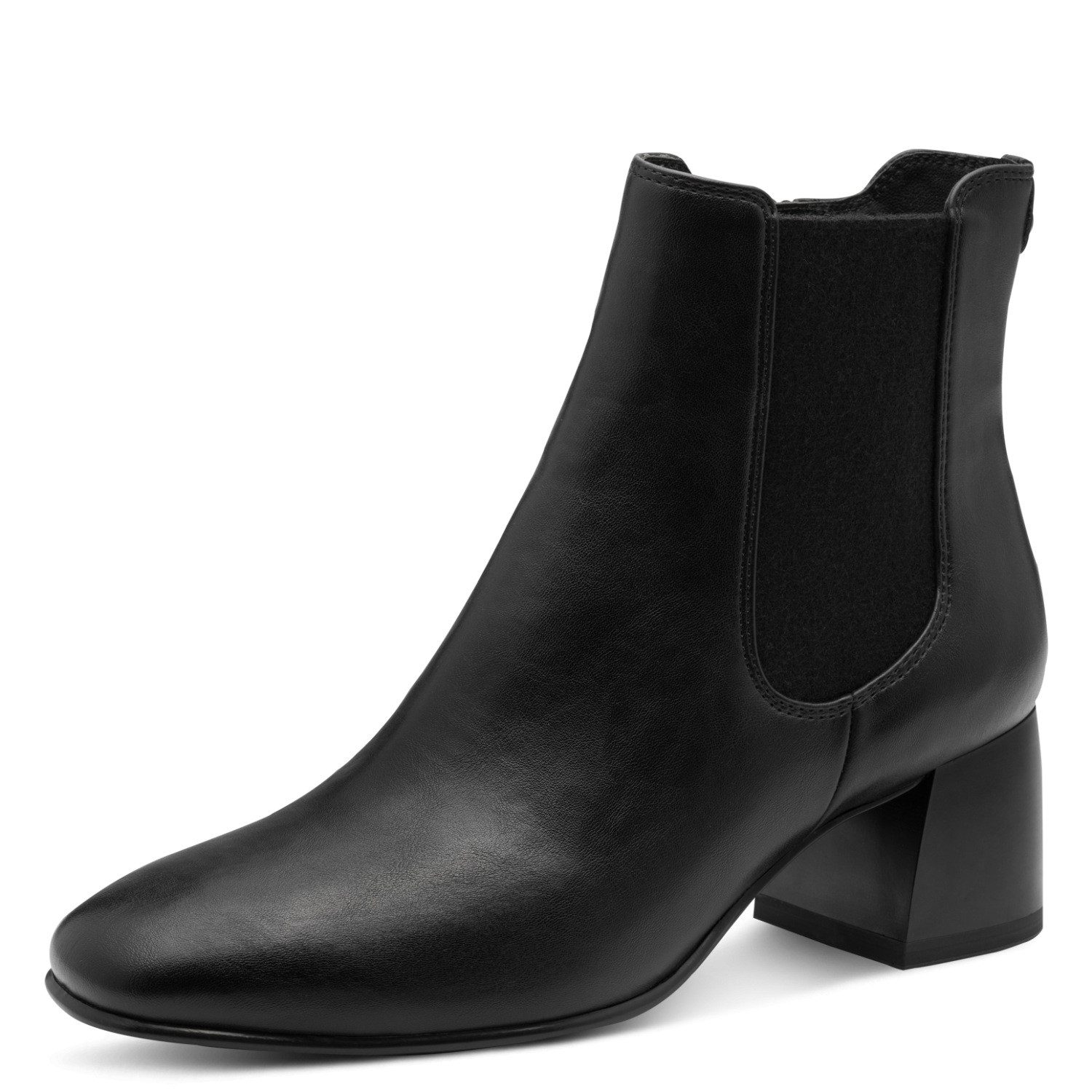 Tamaris Chelseaboots Blockabsatz, Businessschuh, Stiefelette in veganer Verarbeitung