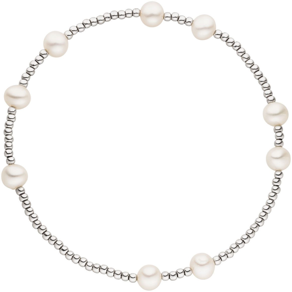 Perlenarmband Schmuck Geschenk Silber 925 Armband Armkette Genua, G13-90, G13-94