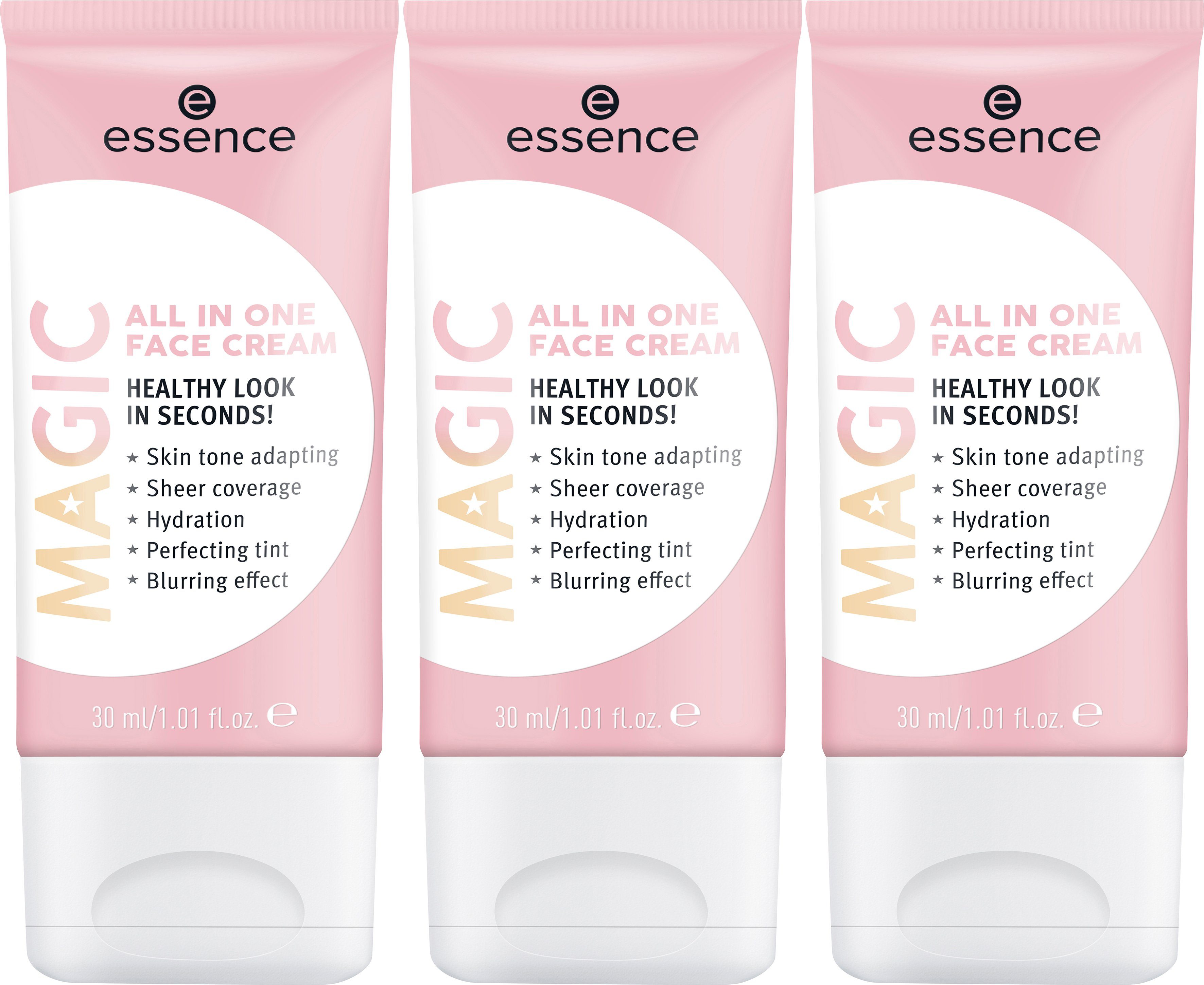 Essence Feuchtigkeitscreme MAGIC All In One FACE Cream Set, 3-tlg.