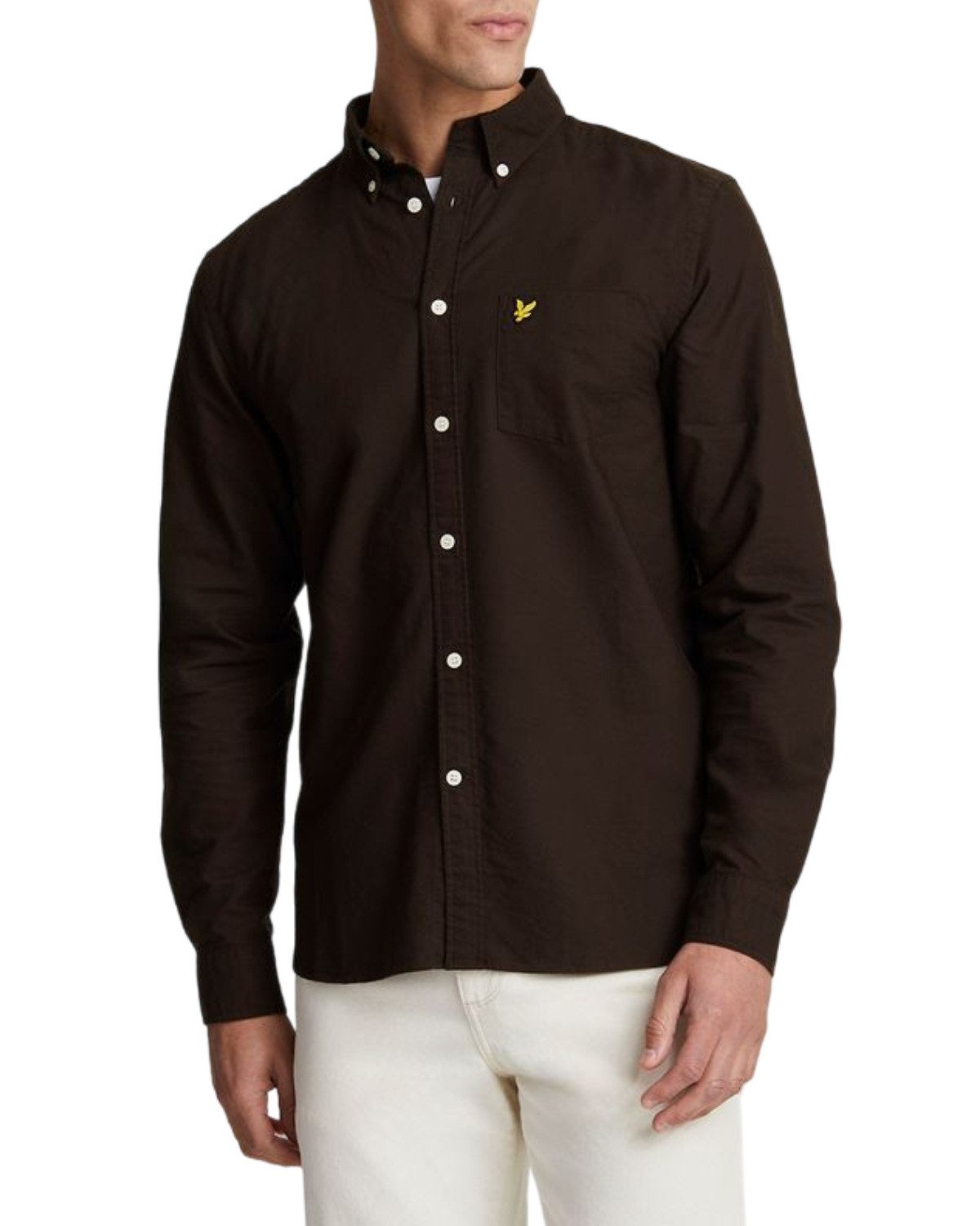 Lyle & Scott Langarmhemd Herren, 100% günstig online kaufen