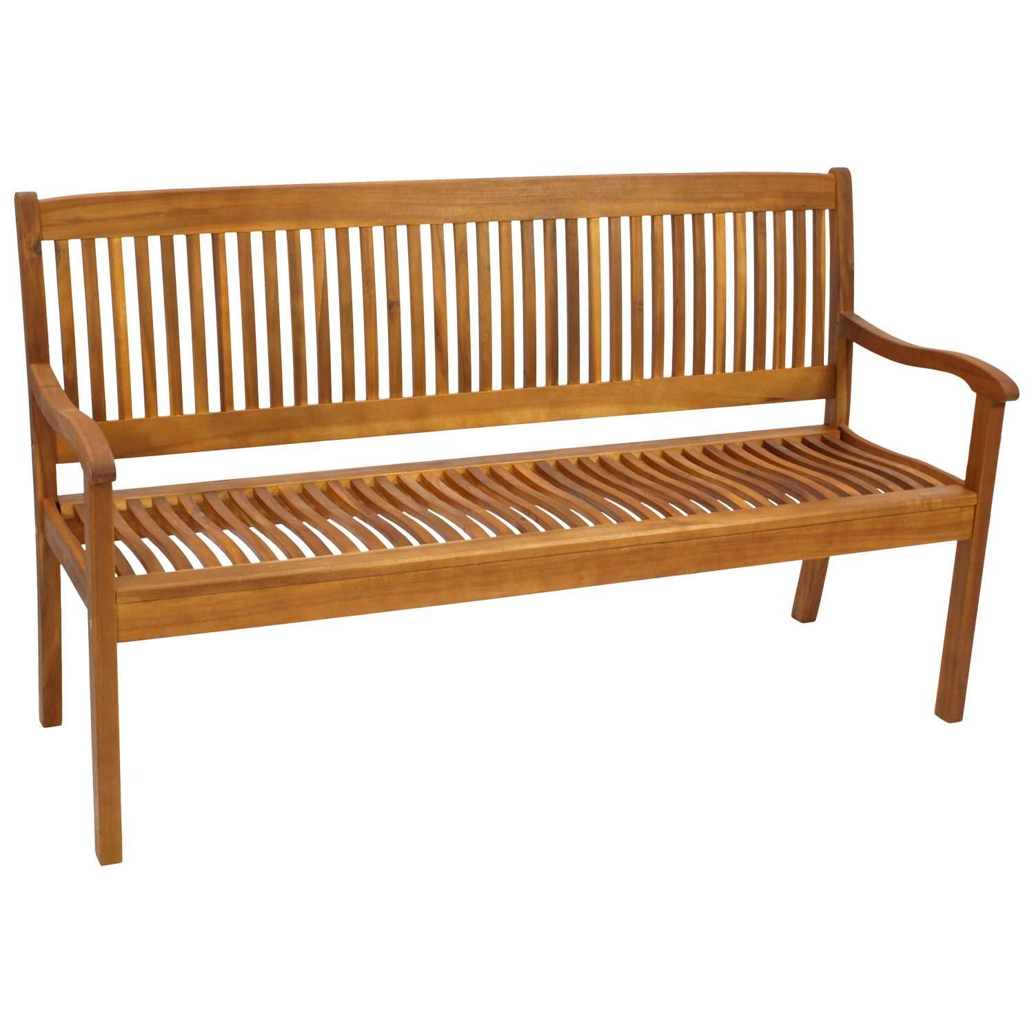DEGAMO Gartenbank MARACANA, 3-sitzer 157cm, Holz Akazie geölt