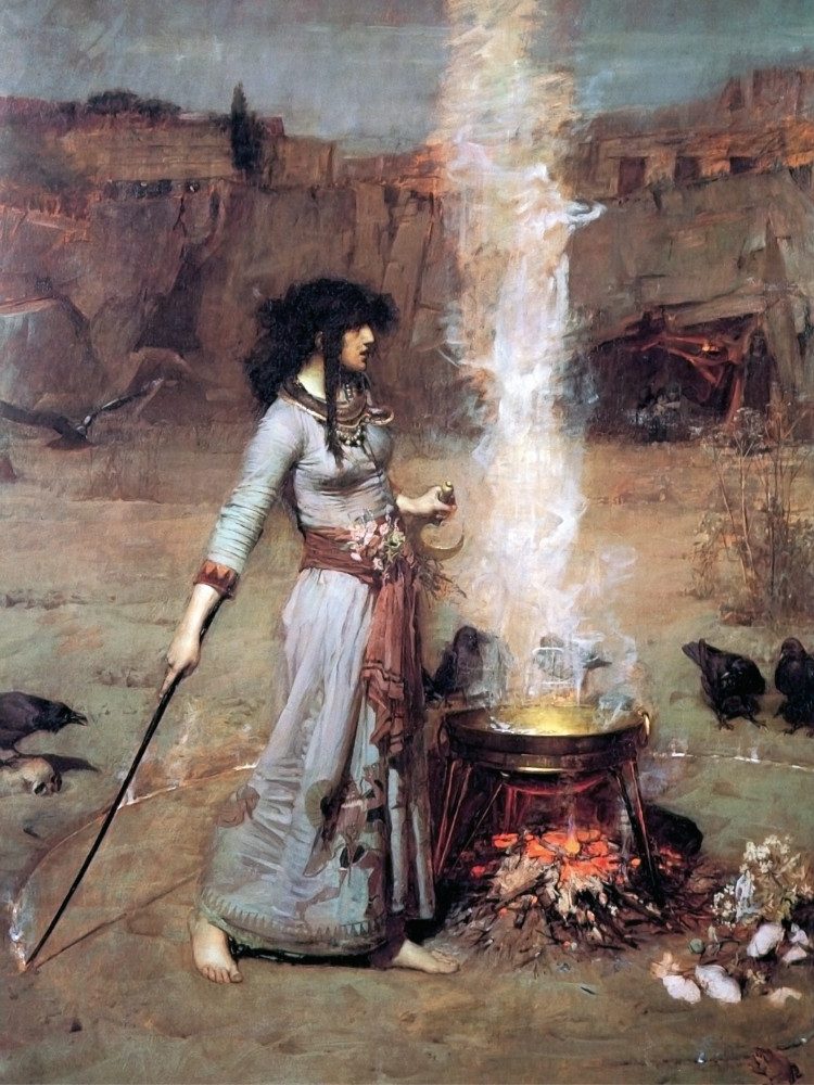 1art1 Poster John William Waterhouse Kunstdruck Bild - Der Magische