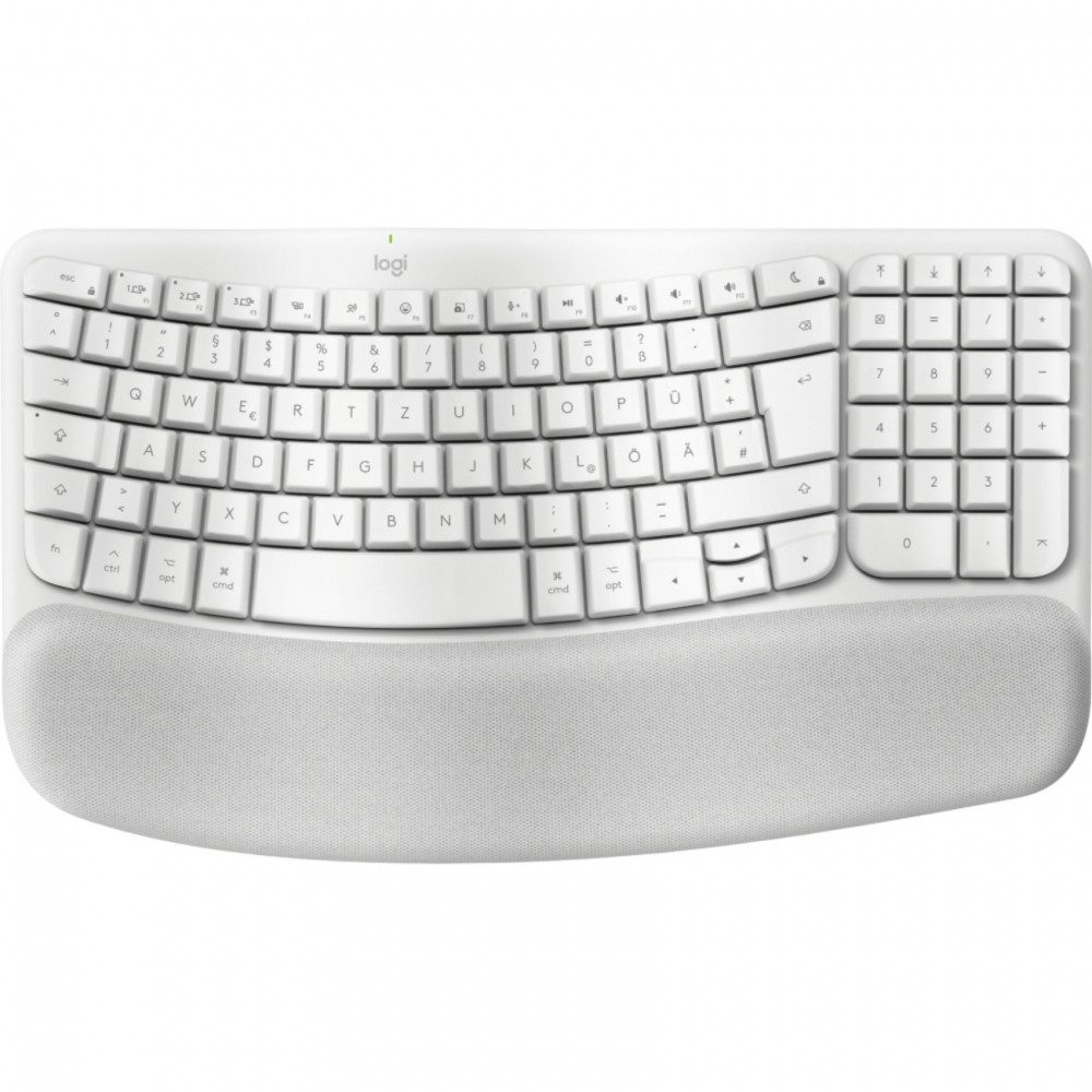 Logitech Wireless-Tastatur (Ergonomisches Design für Komfort)