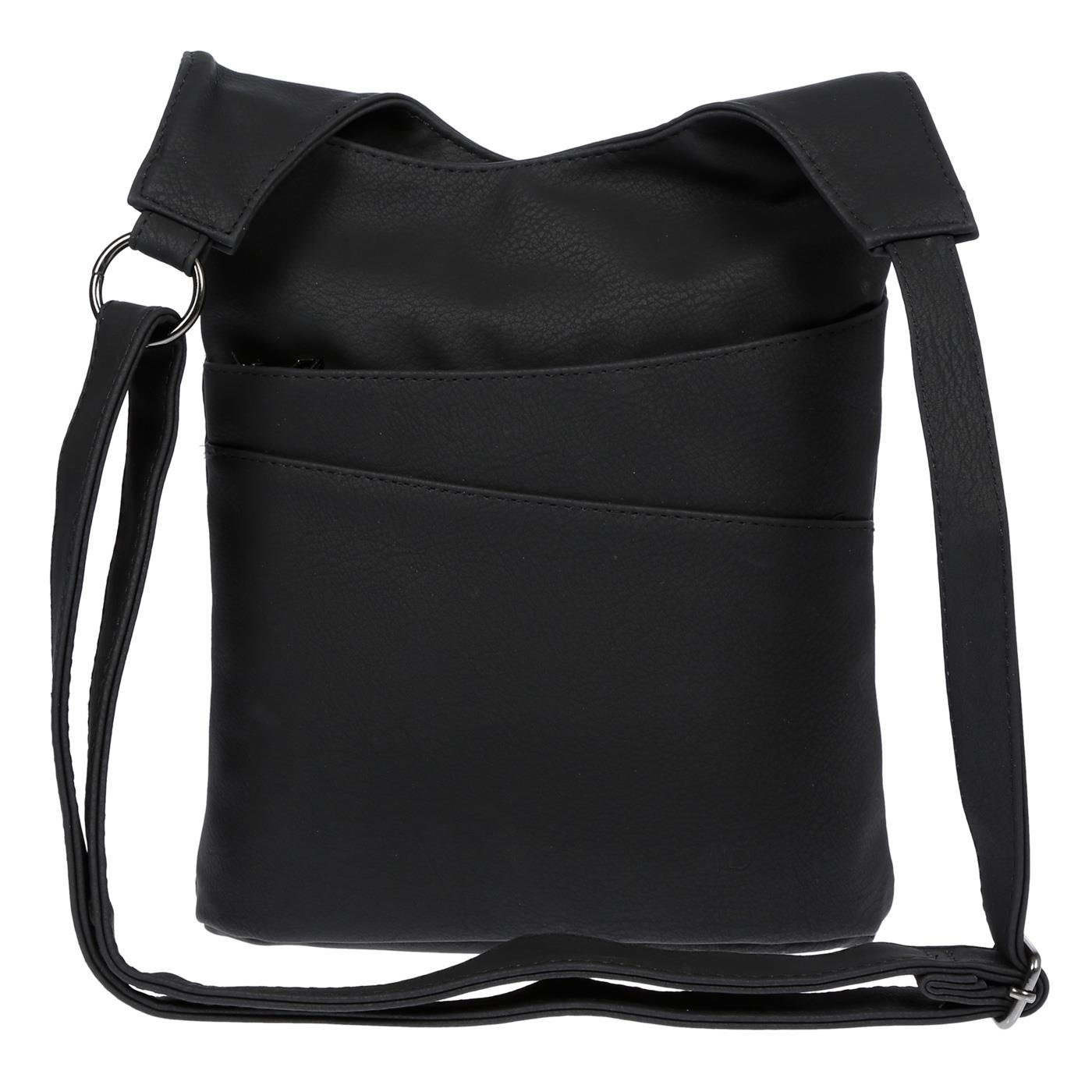 Christian Wippermann Umhängetasche Damen Tasche Umhängetasche Beuteltasche Hobo Handtasche, Crossover Leder Optik – Bild 2 von 5