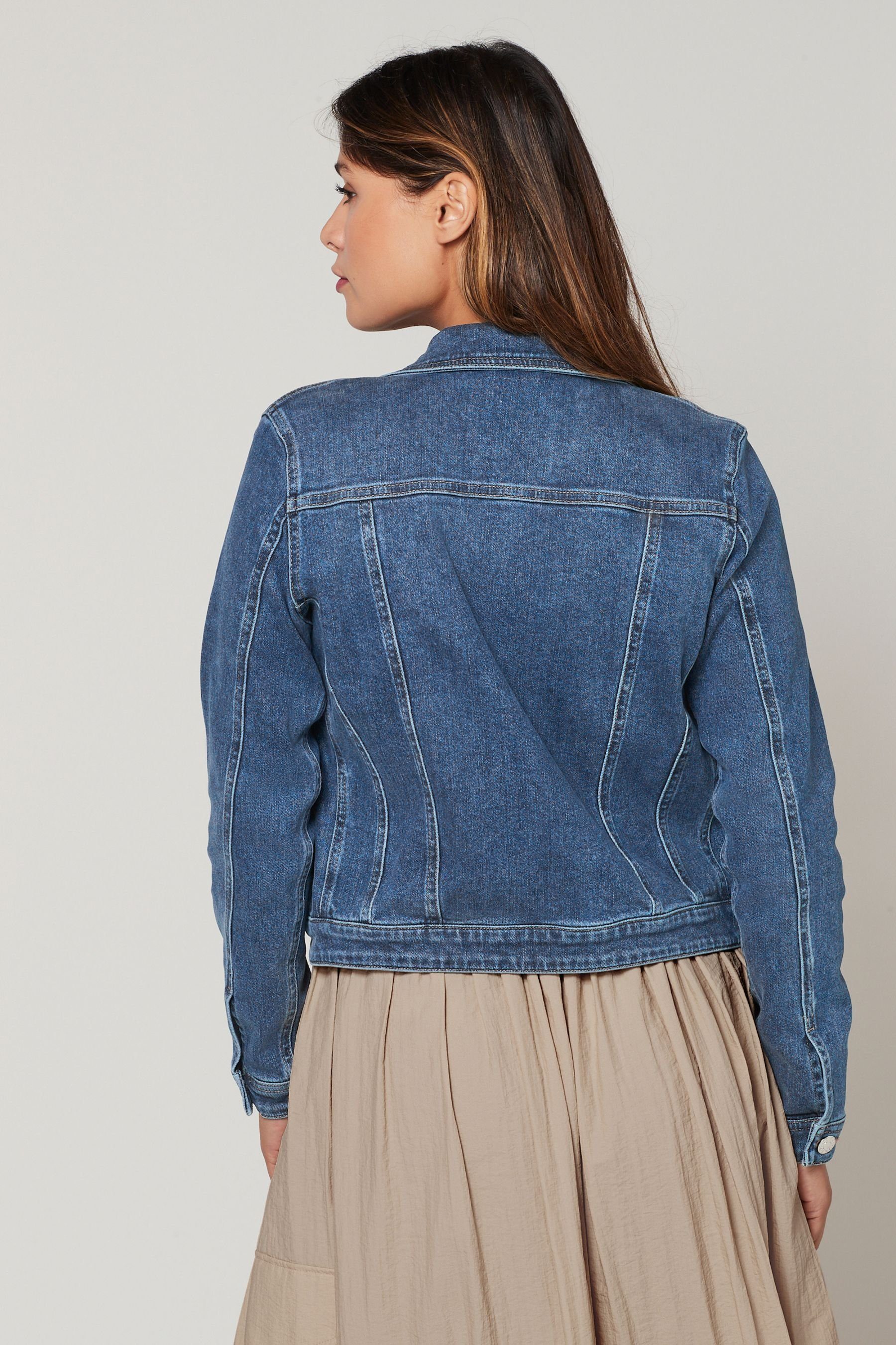 Next Jeansjacke Jeansjacke für größere Oberweiten, günstig online kaufen