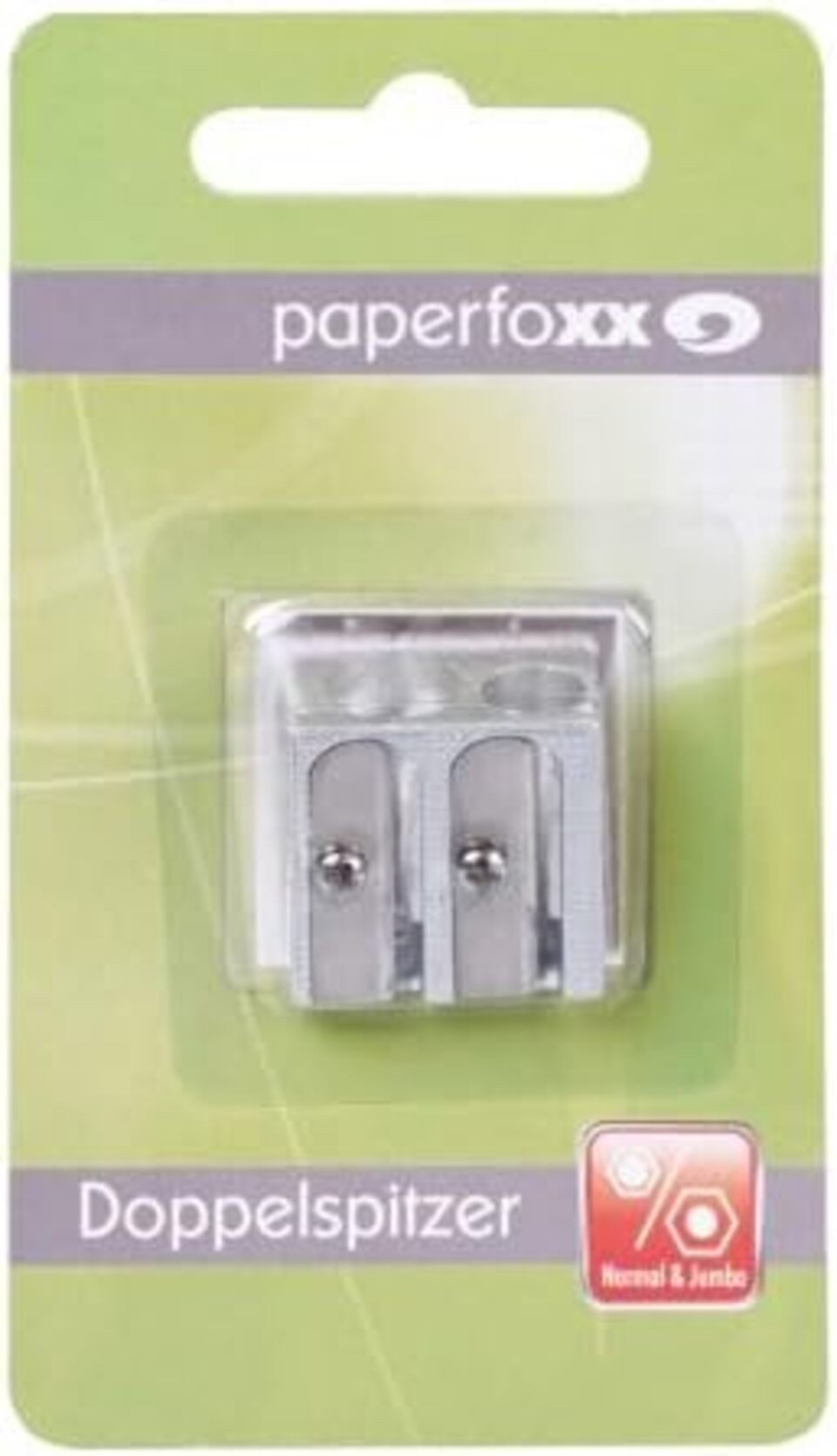 Testrut Anspitzer Doppelspitzer aus Aluminium, silber