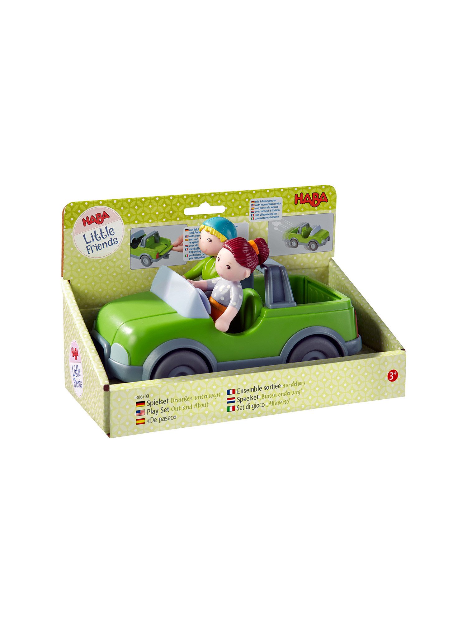 Minipuppe Little Friends Spielset Draußen unterwegs