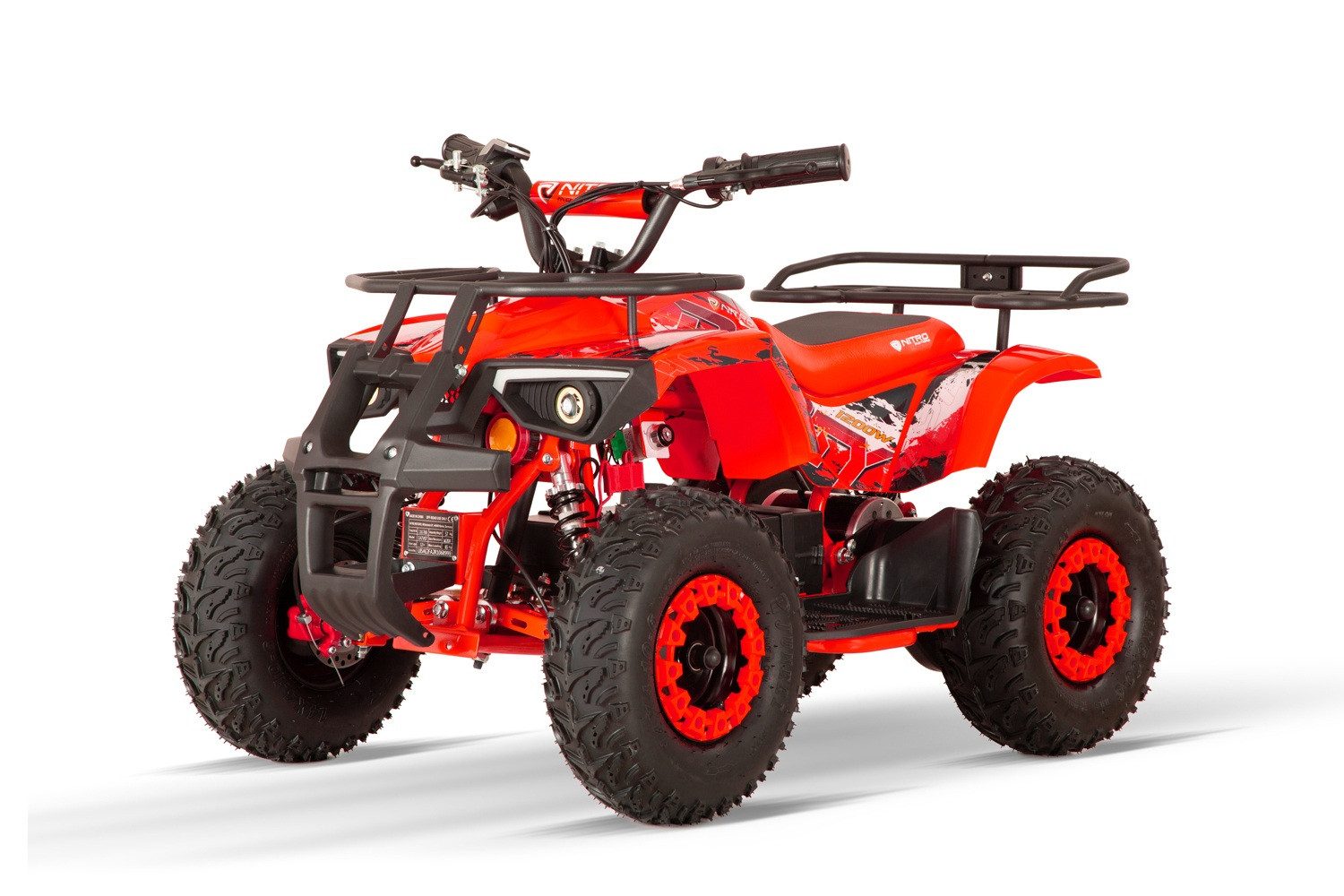 Smarty Elektro-Kinderquad 1200W Eco mini Kinder Quad Dusty BTF profile XL