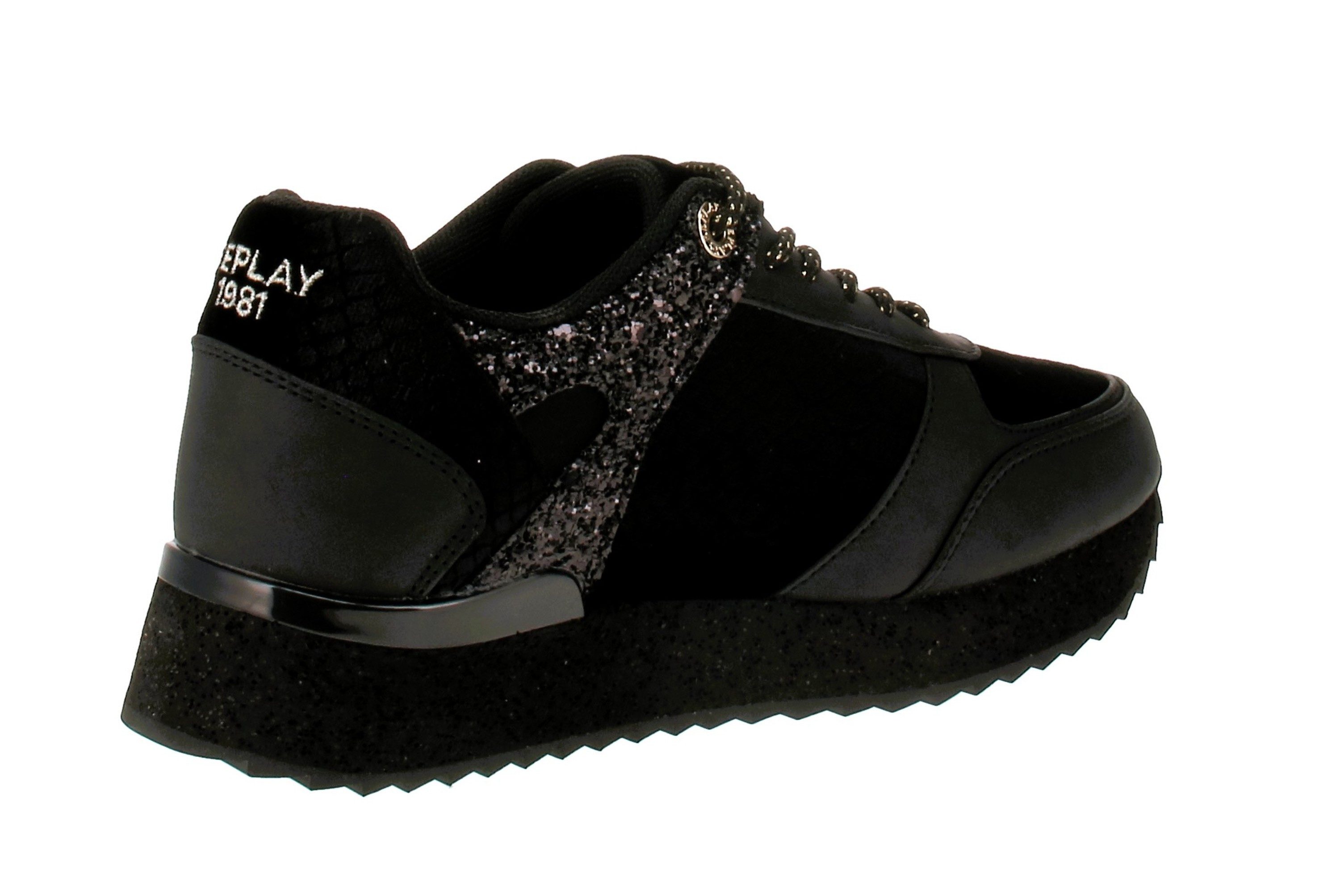 Replay Replay Penny Local GWS63 C0160S - Damen Sneaker - 003-Black Sneaker