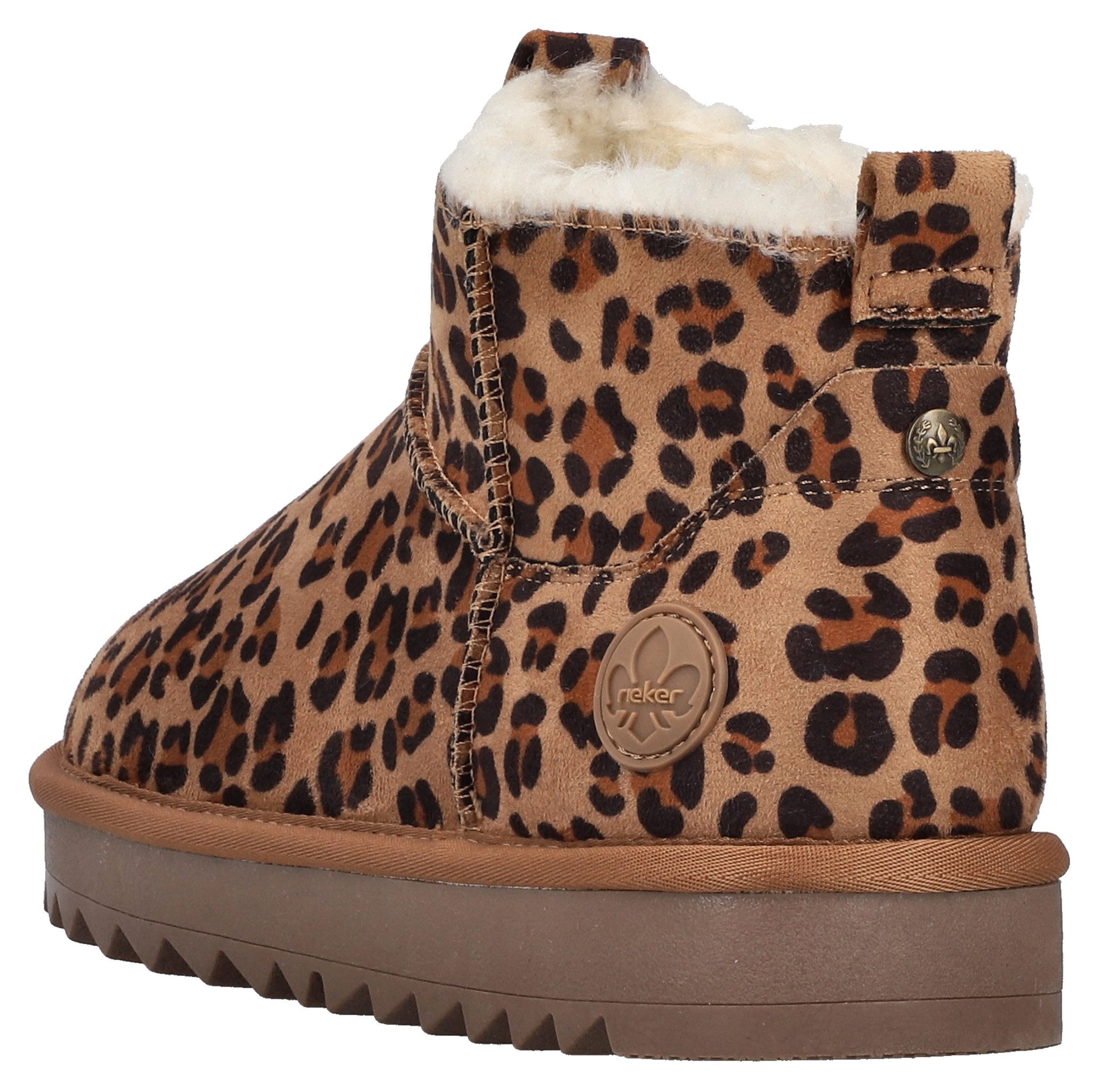Rieker Winterboots Plateauboots, Schlupfboots, Winterstiefelette mit Warmfutter