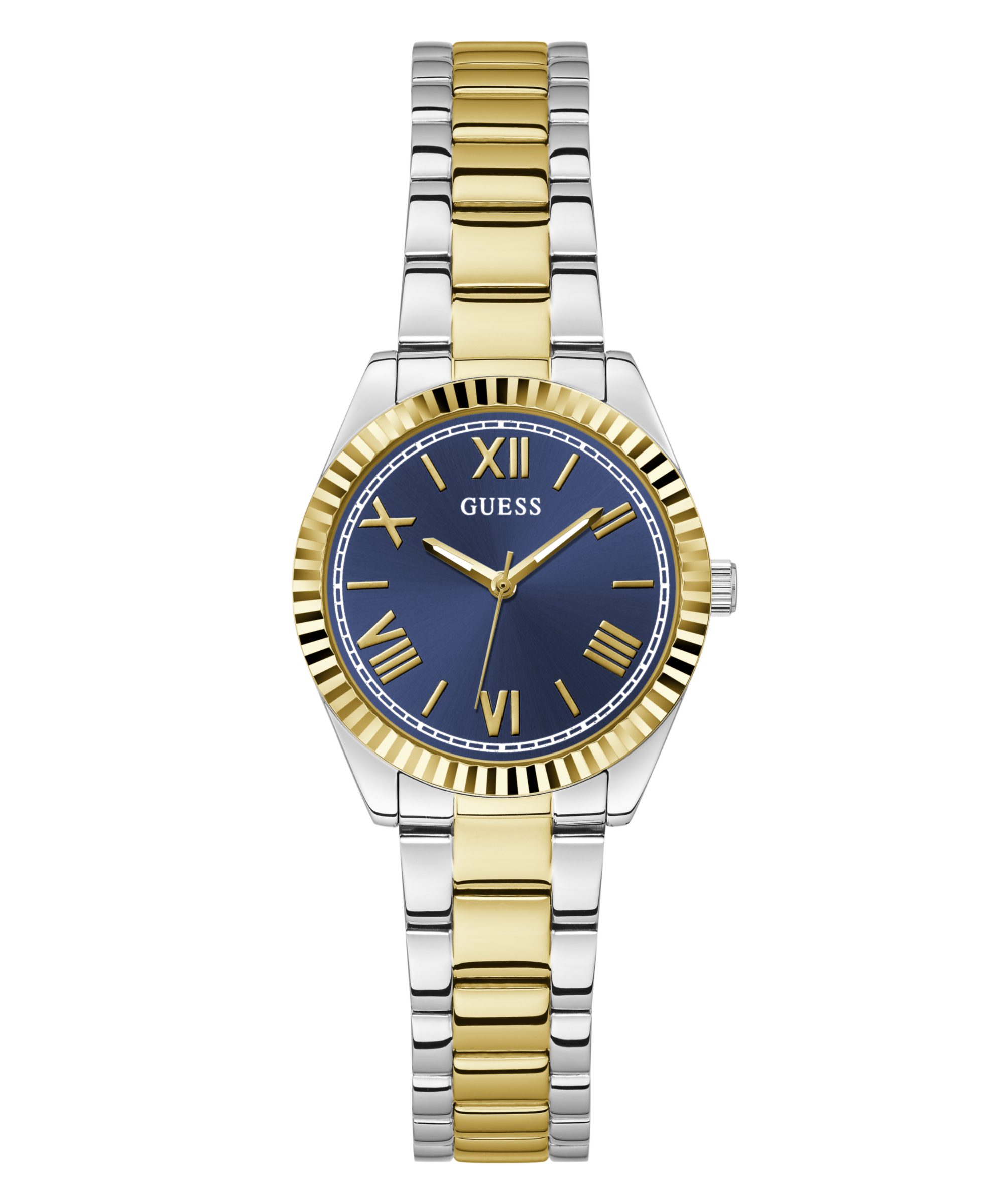 Guess Quarzuhr MINI LUNA GW0687L5, Armbanduhr, Damenuhr, Edelstahlarmband, analog