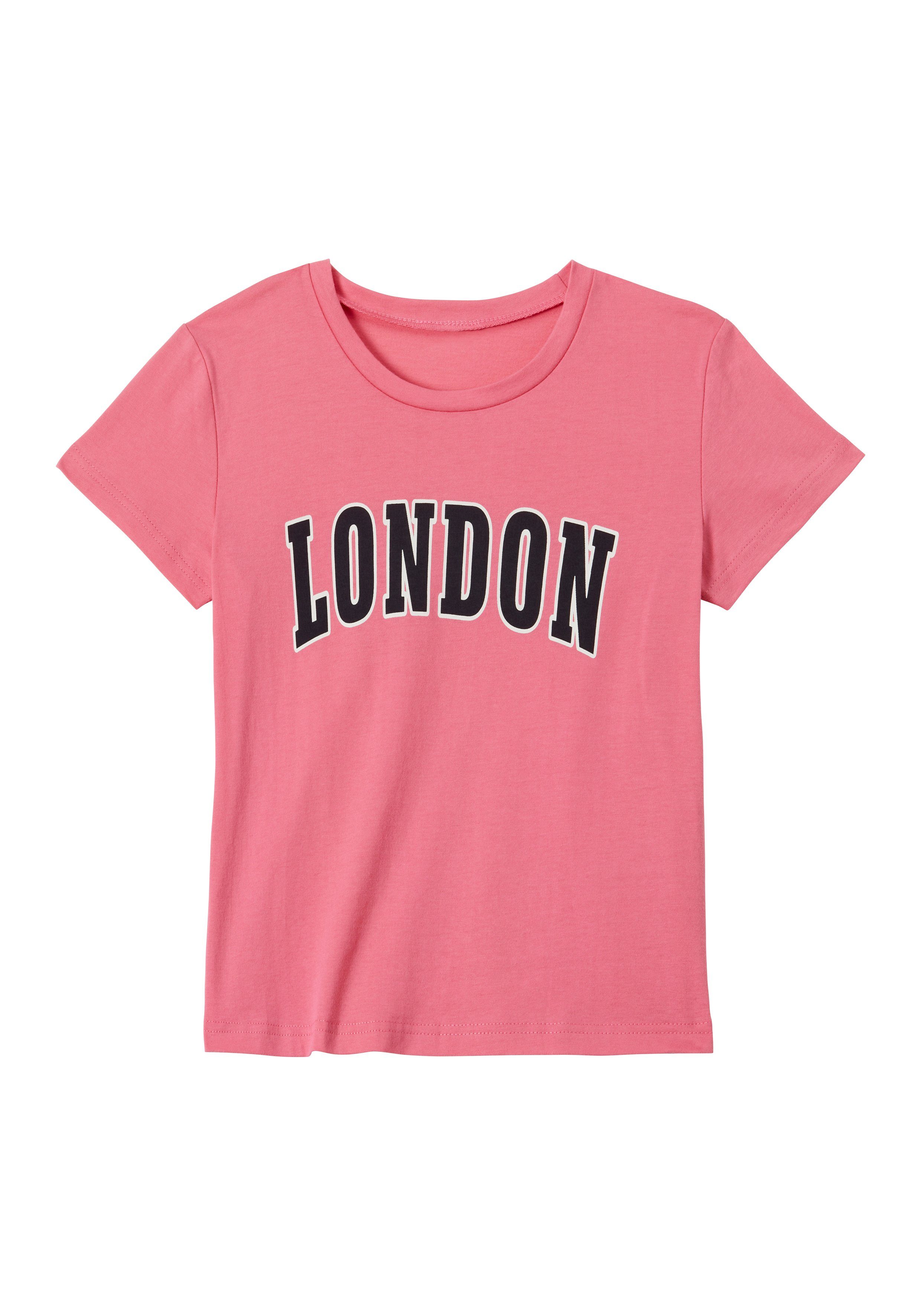 petite fleur Pyjama (2 tlg., 1 Stück) Schlafanzug mit großem Frontdruck