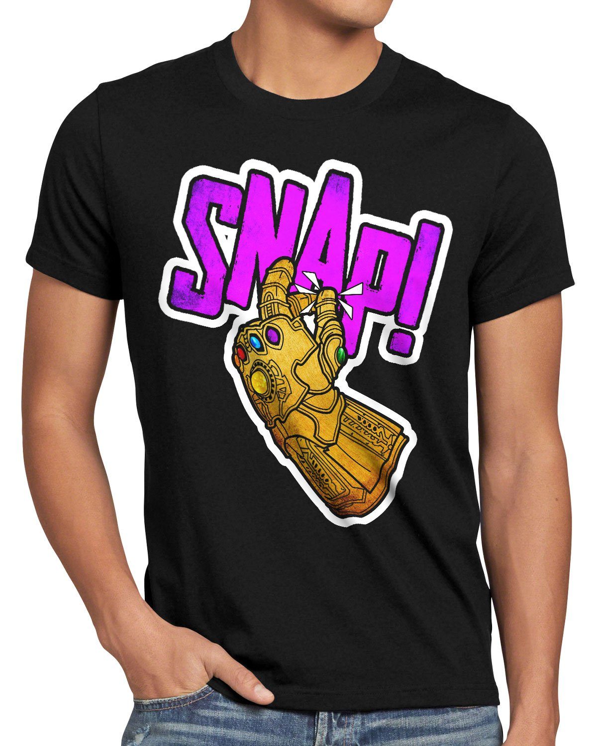 style3 T-Shirt Snap first Avenger infinity war captain america thanos war avengers