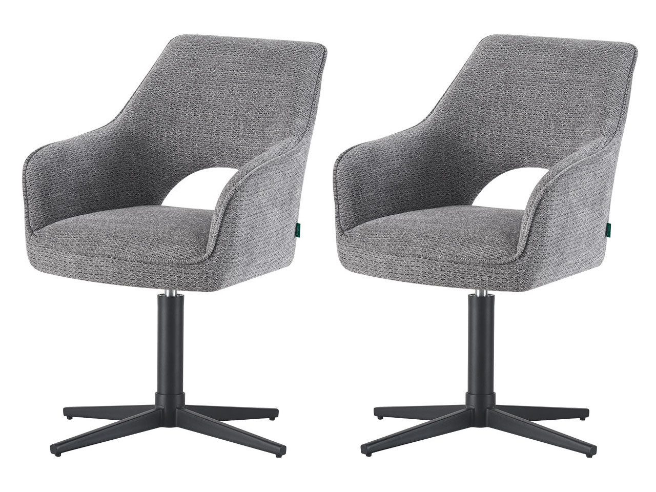 DUBI Möbel 4-Fußstuhl THOMAS-RAYA 2er-Set, verschiedene Gestelle, Federkern, 2er-Set