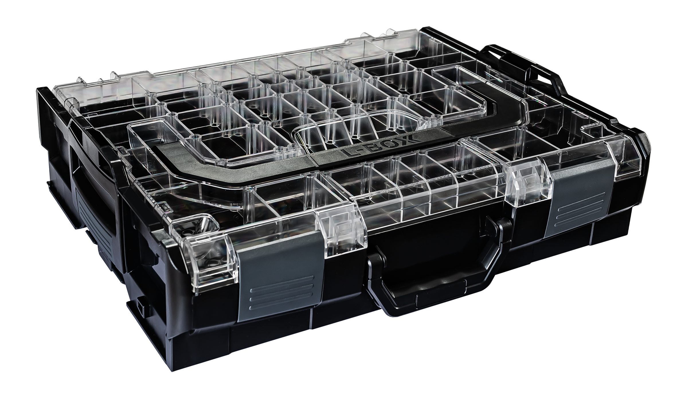 Werkzeugkoffer Sortimo Systemkoffer L-Boxx 102 Deckel Transparent anthrazit