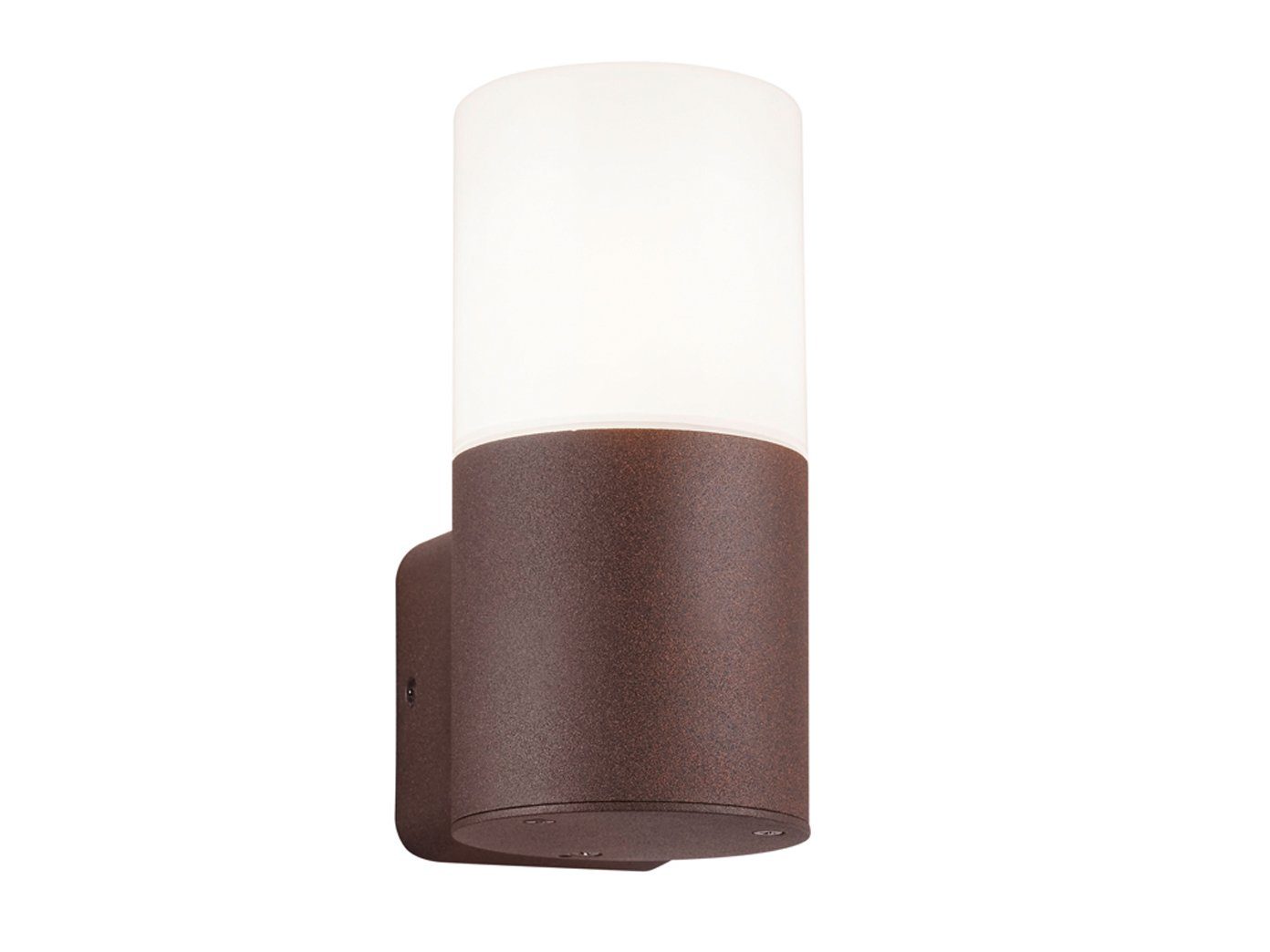 TRIO Leuchten LED Außen-Wandleuchte aus Aluminium Rostoptik, Höhe 17,5cm, LED wechselbar, Warmweiß, Wand Außenleuchte zur Fassadenbeleuchtung & Hausbeleuchtung Haustür