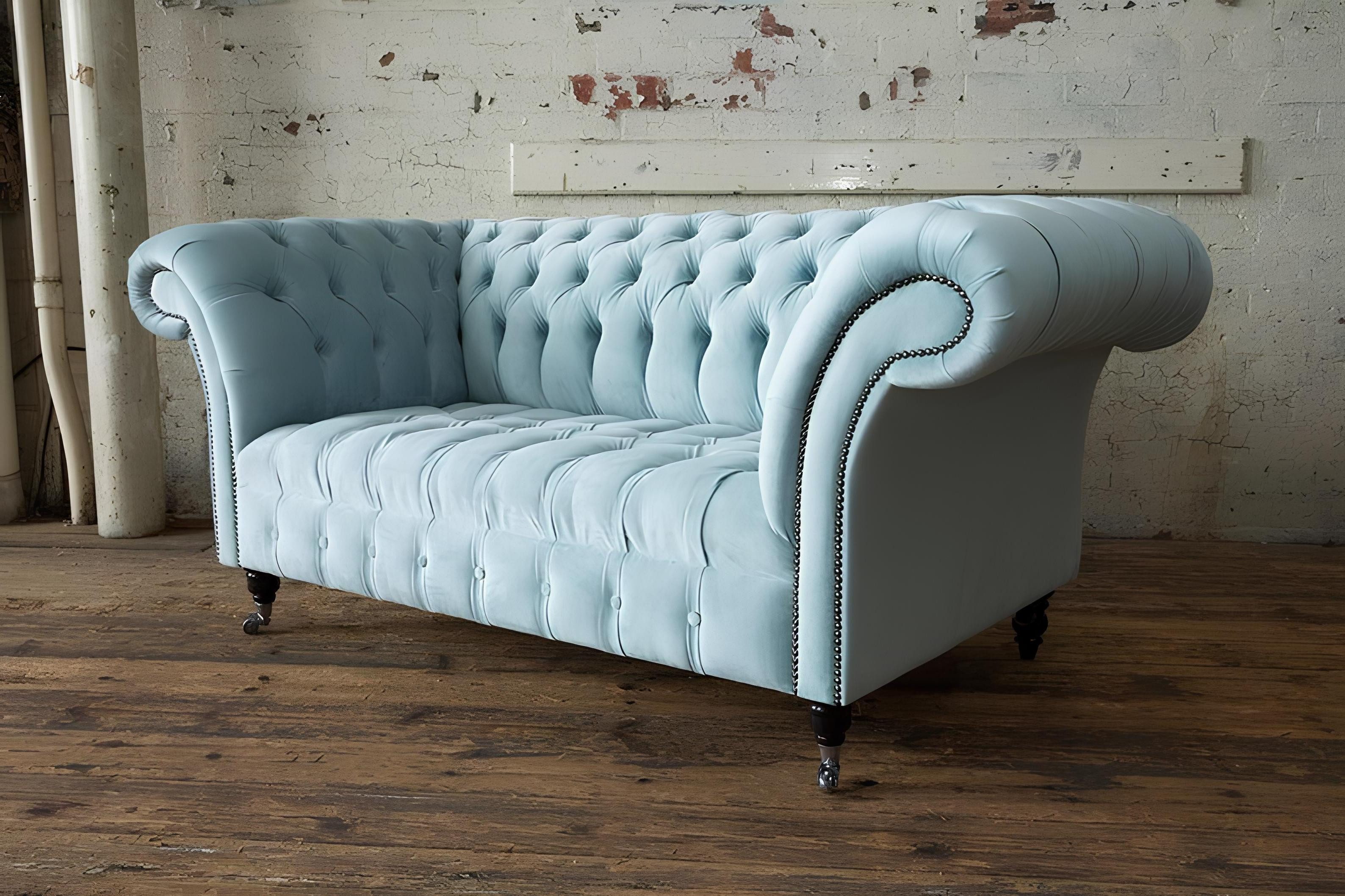 Xlmoebel Sofa Zweier Polster Sofa aus hochwertigem Leder im luxuriösen Design, Hergestellt in Europa