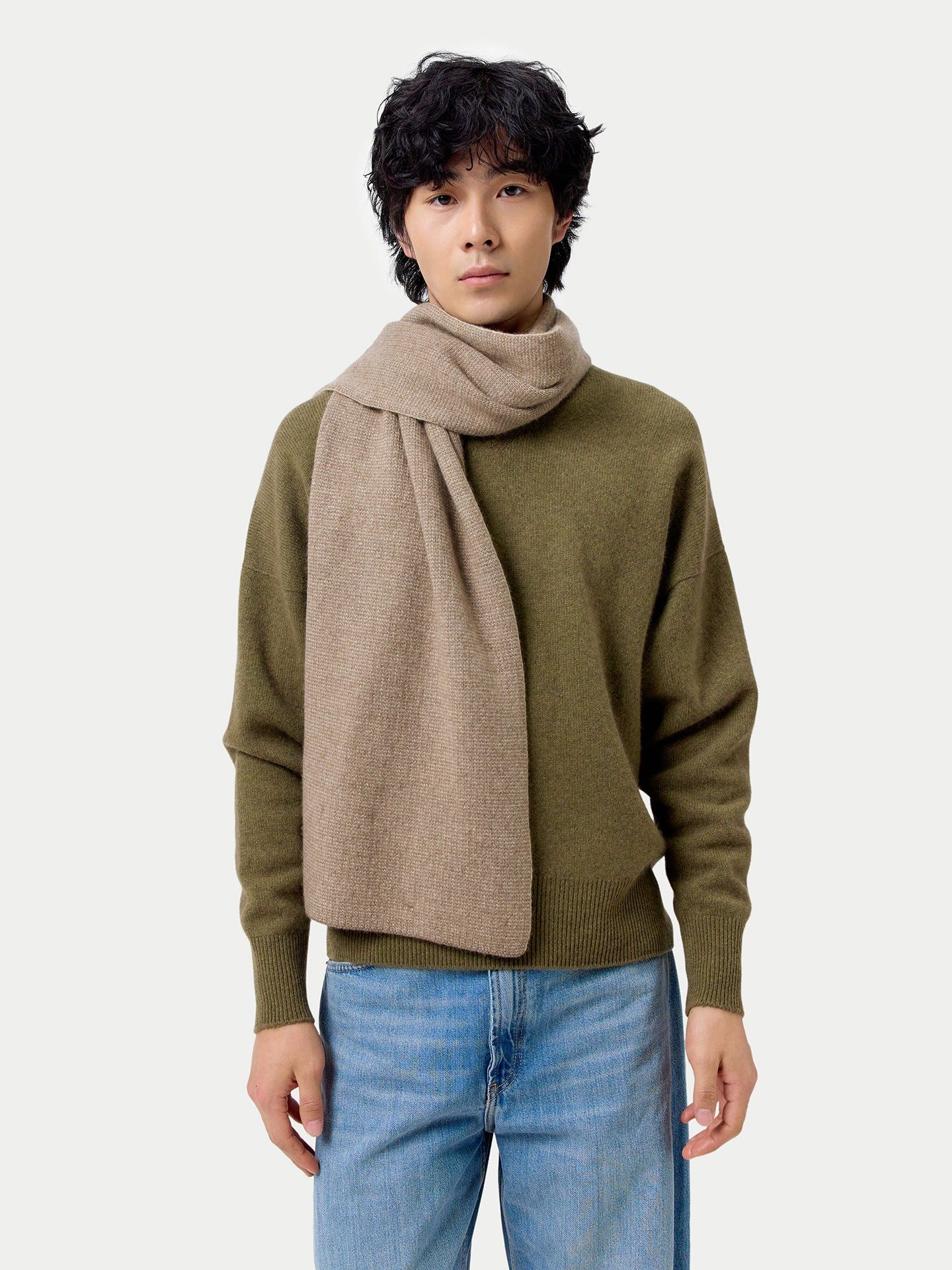 GOBI Cashmere Strickschal Zweiseitiger Kaschmir-Schal