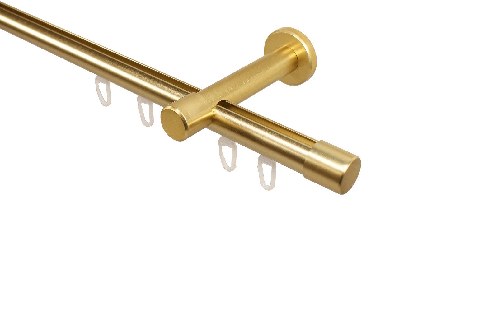 iso-design Gardinenstange Innenlauf 20 mm 1-läufig Endstück Kappe Wandabsta günstig online kaufen