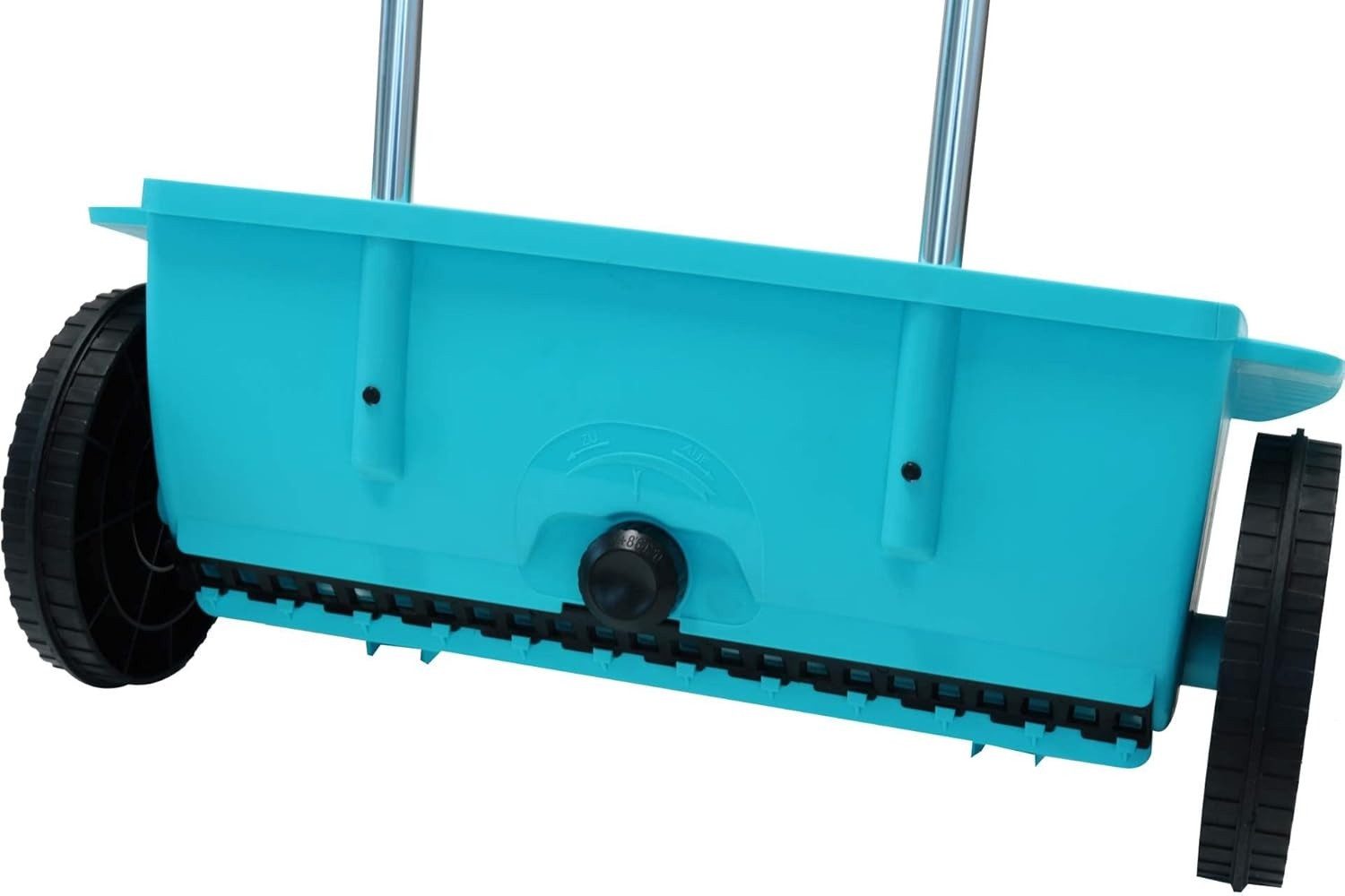 ARLI Streuwagen Handstreuwagen Saatgut Dünger, für Flächen bis 300 m², 45 cm Arbeitsbreite, 12 l Füllmenge, (1-tlg), Streusalz Streubreite 450mm – Bild 4 von 5