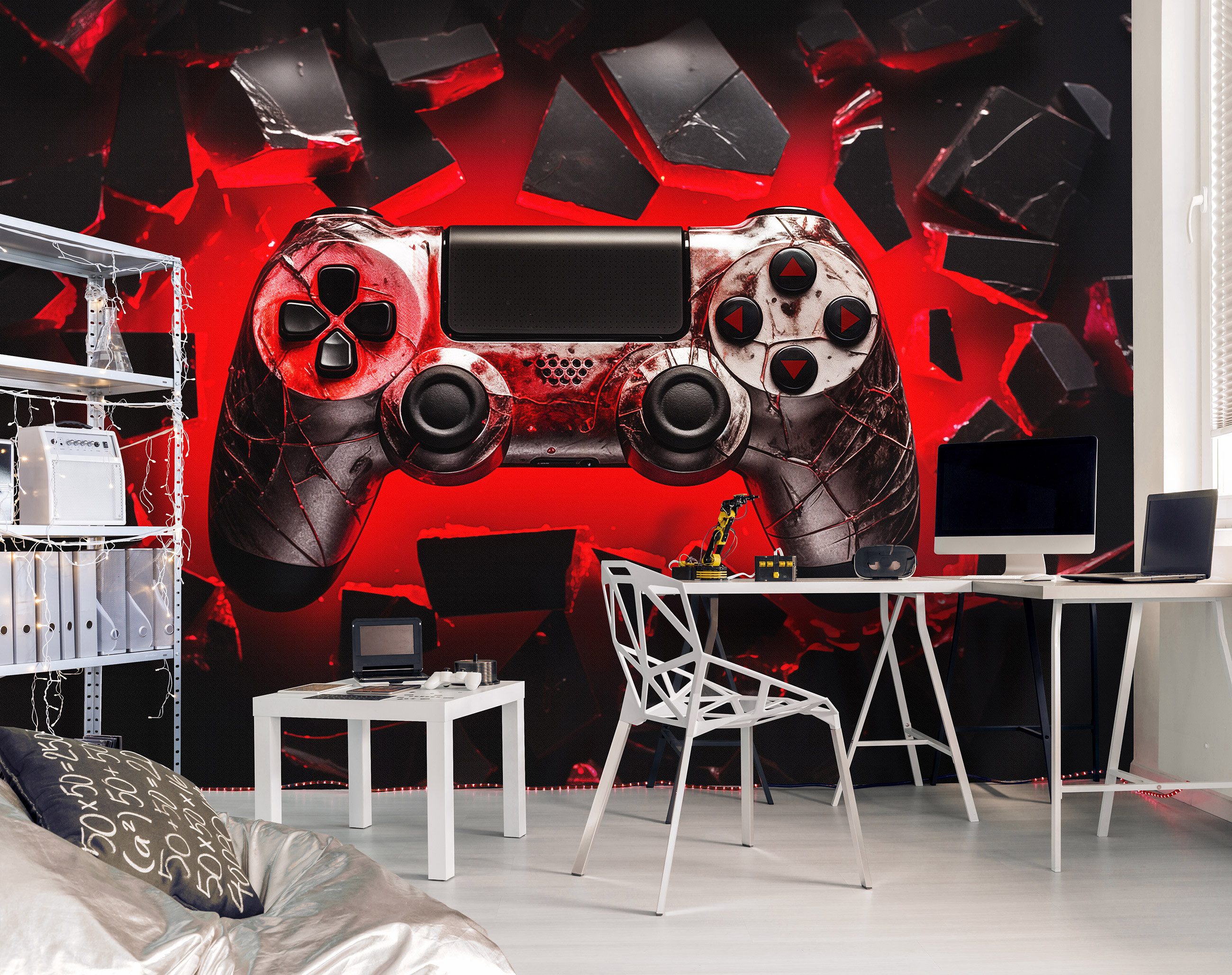 Wallarena Fototapete Kinderzimmer Jungen Game Pad Gaming Vlies Tapete Wandt günstig online kaufen