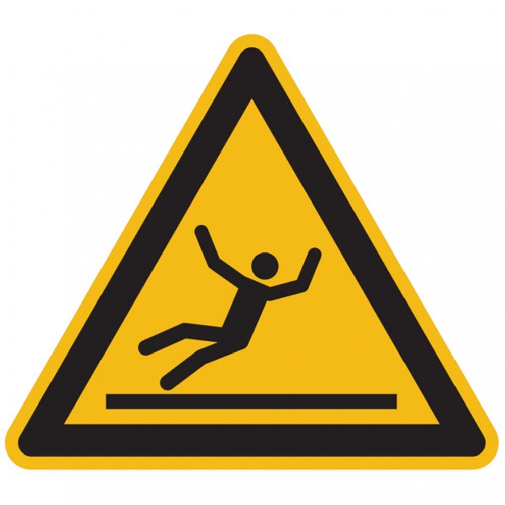Hinweisschild Warnschild, Warnung vor Rutschgefahr W011 - ASR A1.3 (DIN EN ISO 7010)